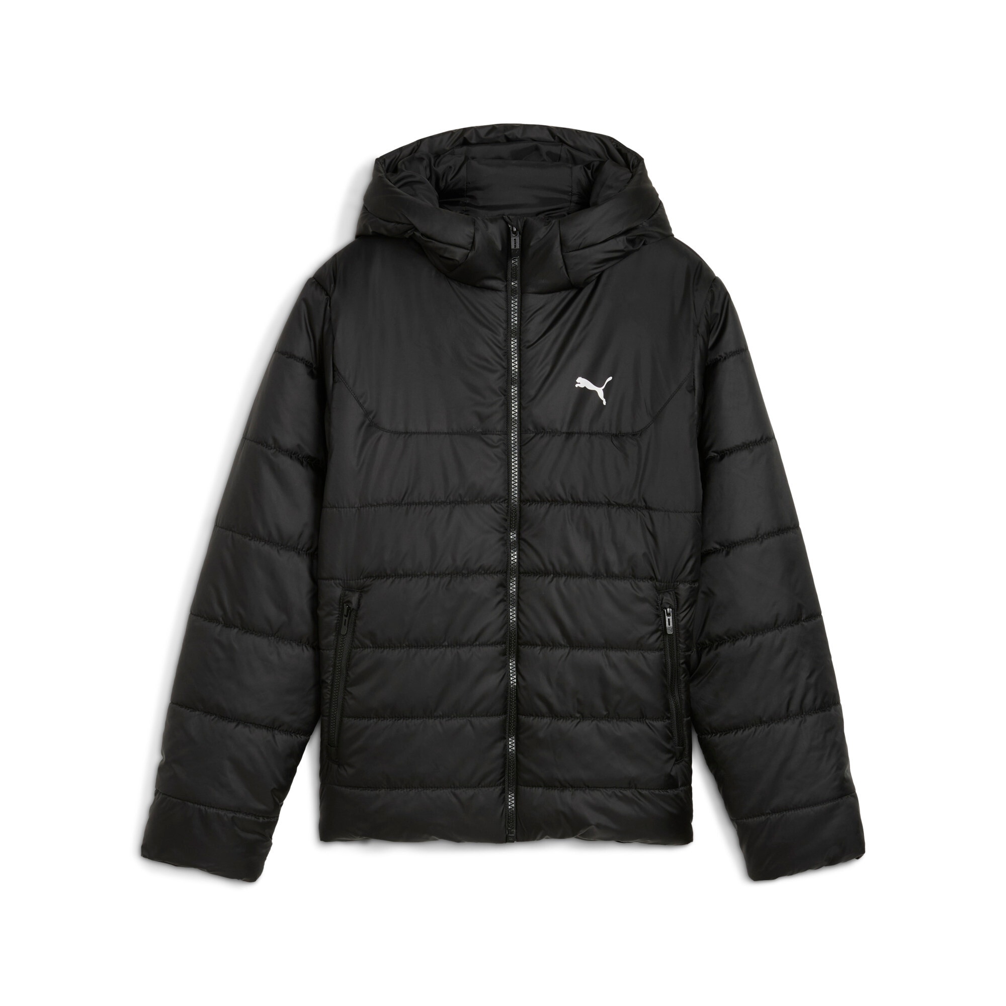 PUMA Winterjacke »ESS HOODED PADDED JACKET«, mit Kapuze