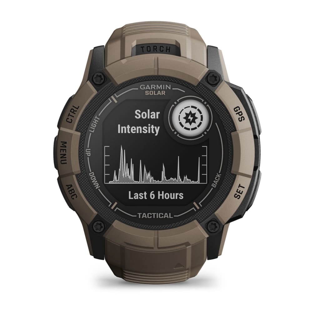 Garmin Smartwatch »Instinct 2X Solar Tactical Edition«, (2,8 cm / 1,1 Zoll), Proprietär,)