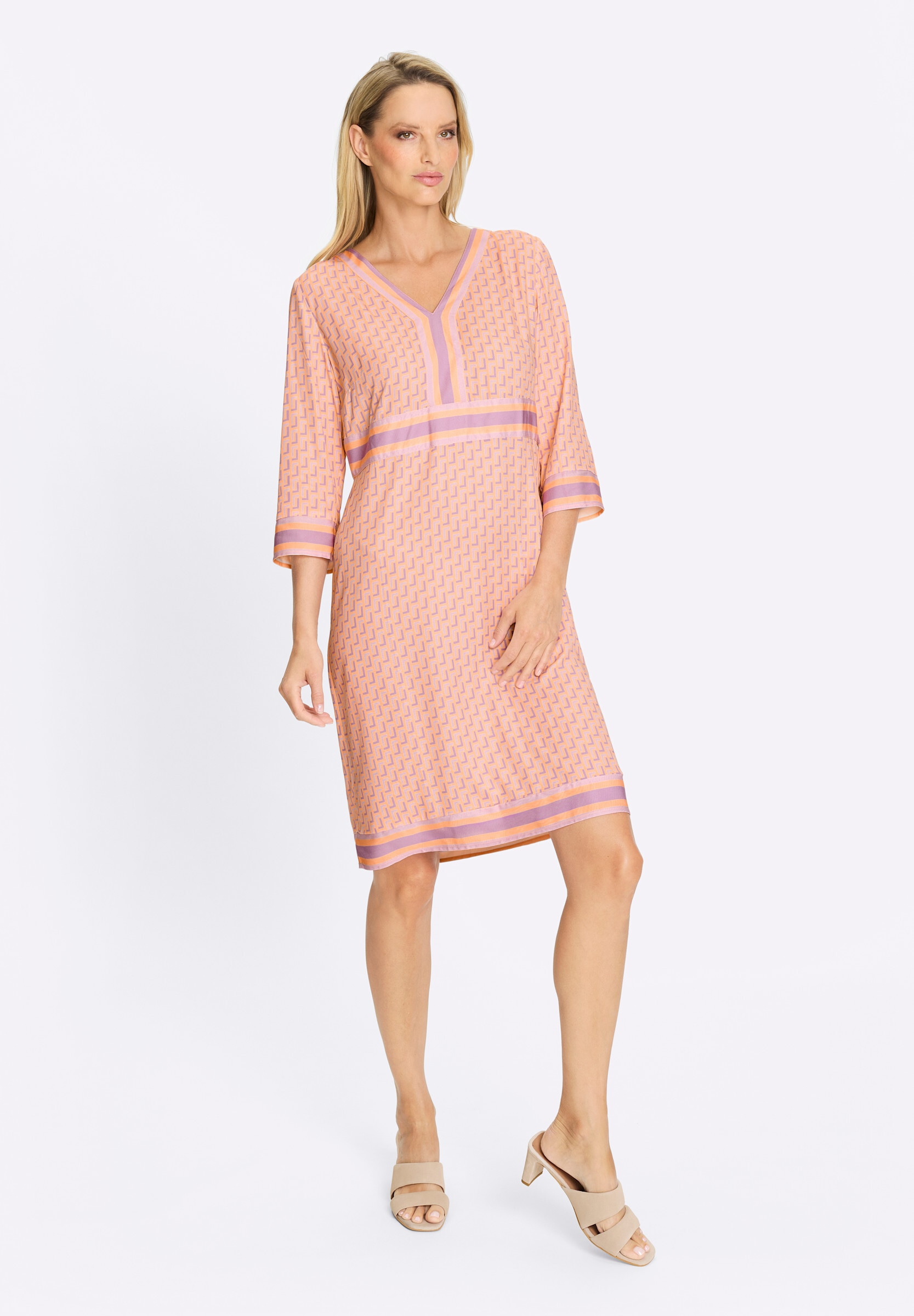 heine Sommerkleid »Druck-Kleid Webkleid« Ohne Taschen