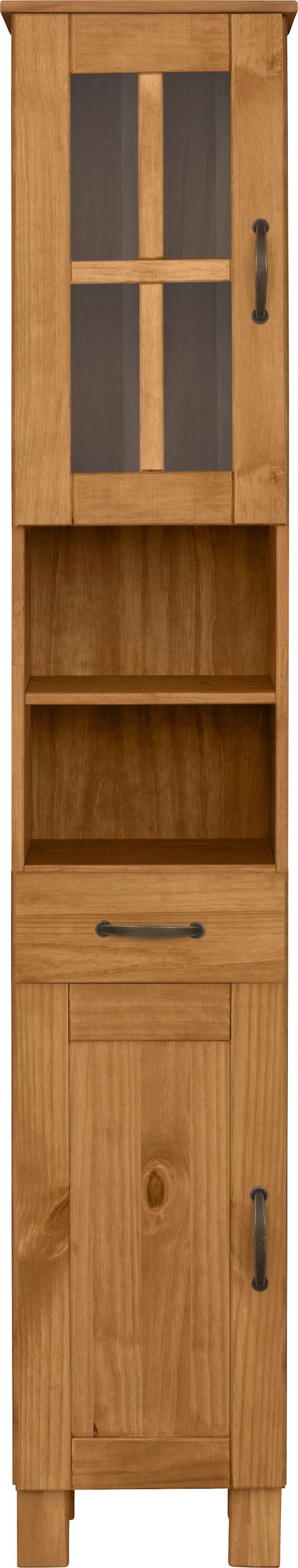 Home affaire Hochschrank »Rodby«, FSC®-zertifiziertes Massivholz, Breite 33cm, Höhe 180cm