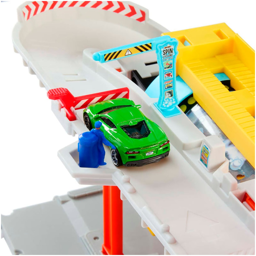 MATCHBOX Spiel-Gebäude »Matchbox Super Auto Center«, inklusive 2 Spielfahrzeugen