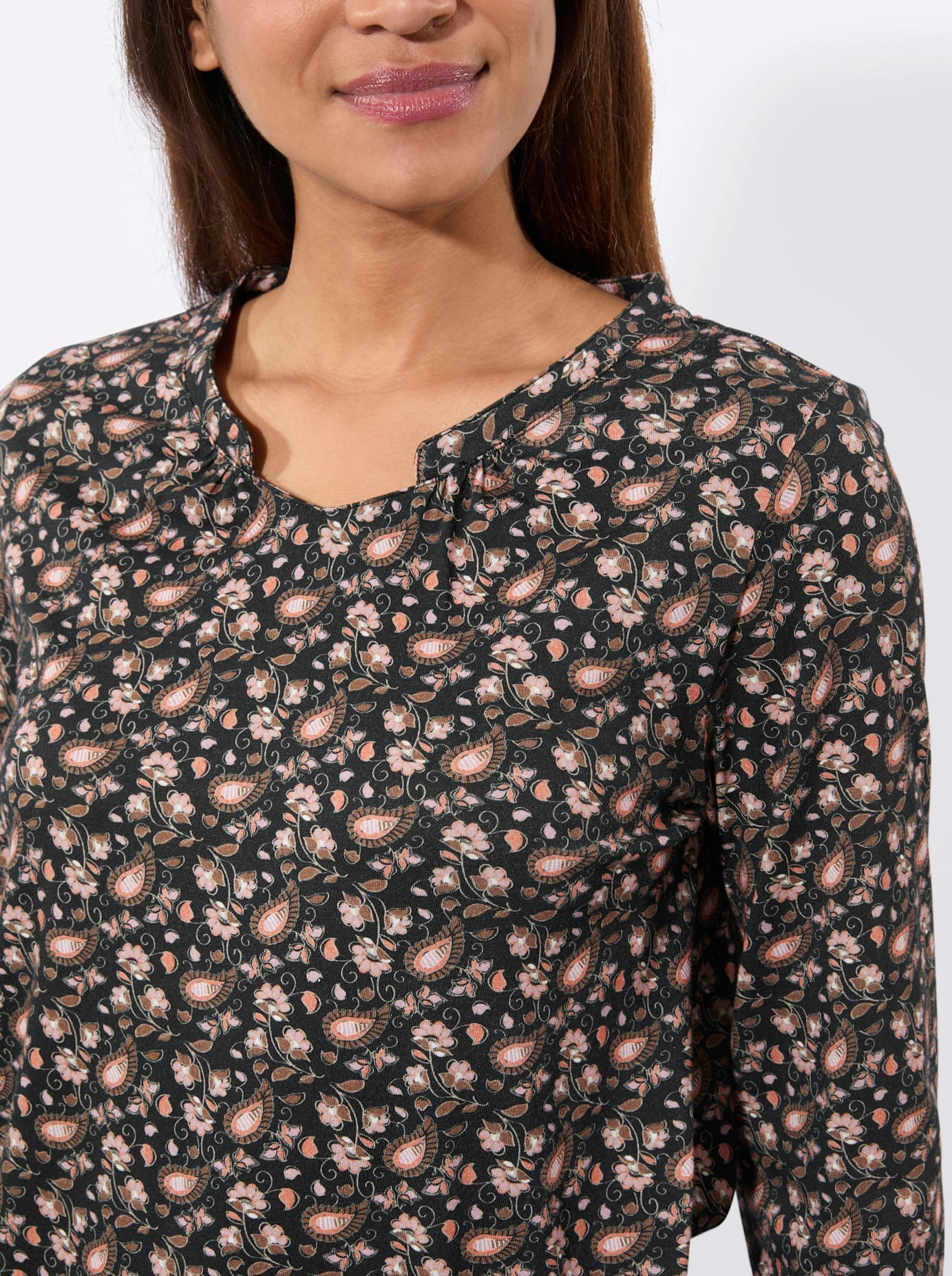 Inspirationen Langarmshirt »Druck-Shirt« 1