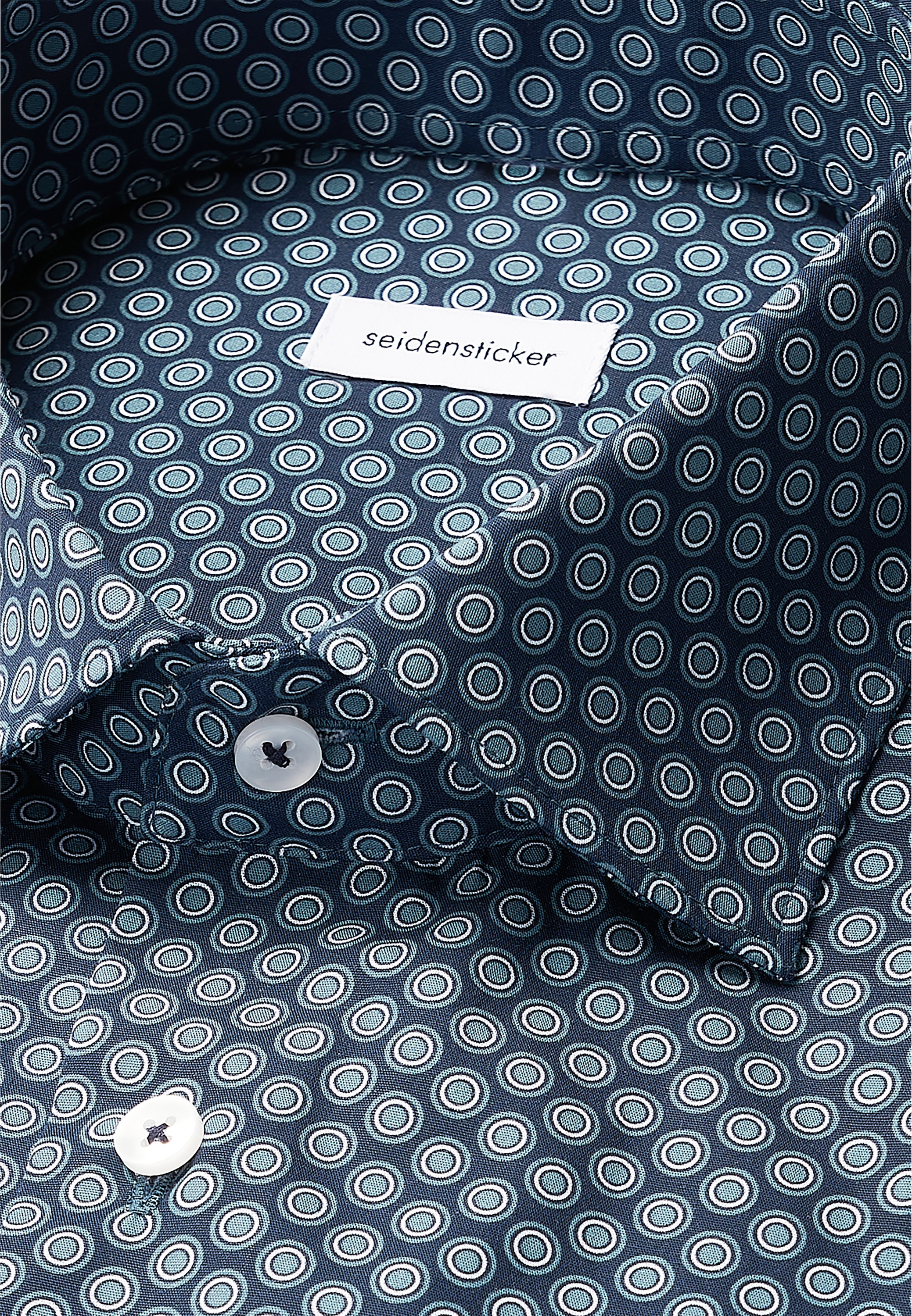 seidensticker Businesshemd »Schwarze Rose«, Regular 1/1 Kentkragen Druck