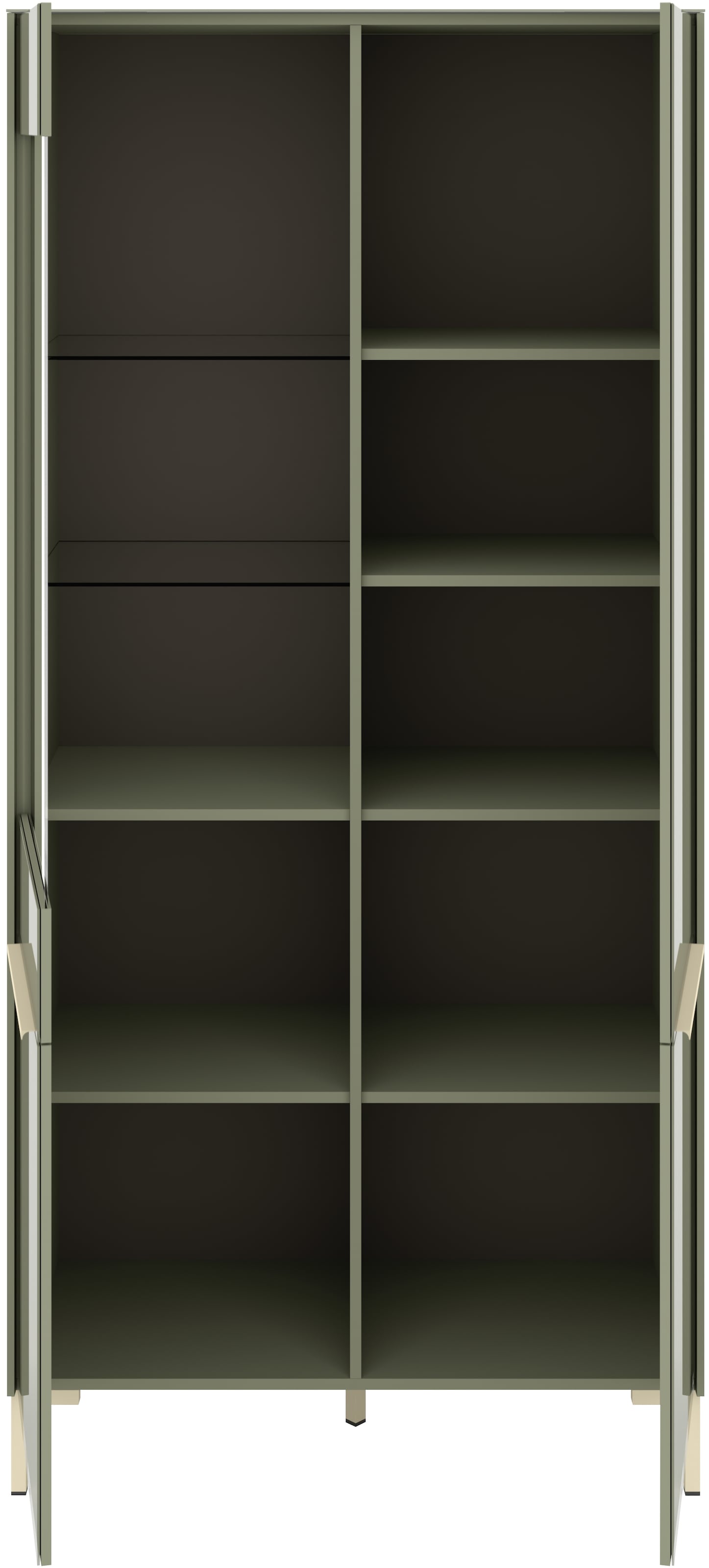 set one by Musterring Standvitrine »Reno« 1 Stk. tlg. Mit Winkelfuß in diversen Farben, 199 cm Höhe & Farbauswahl