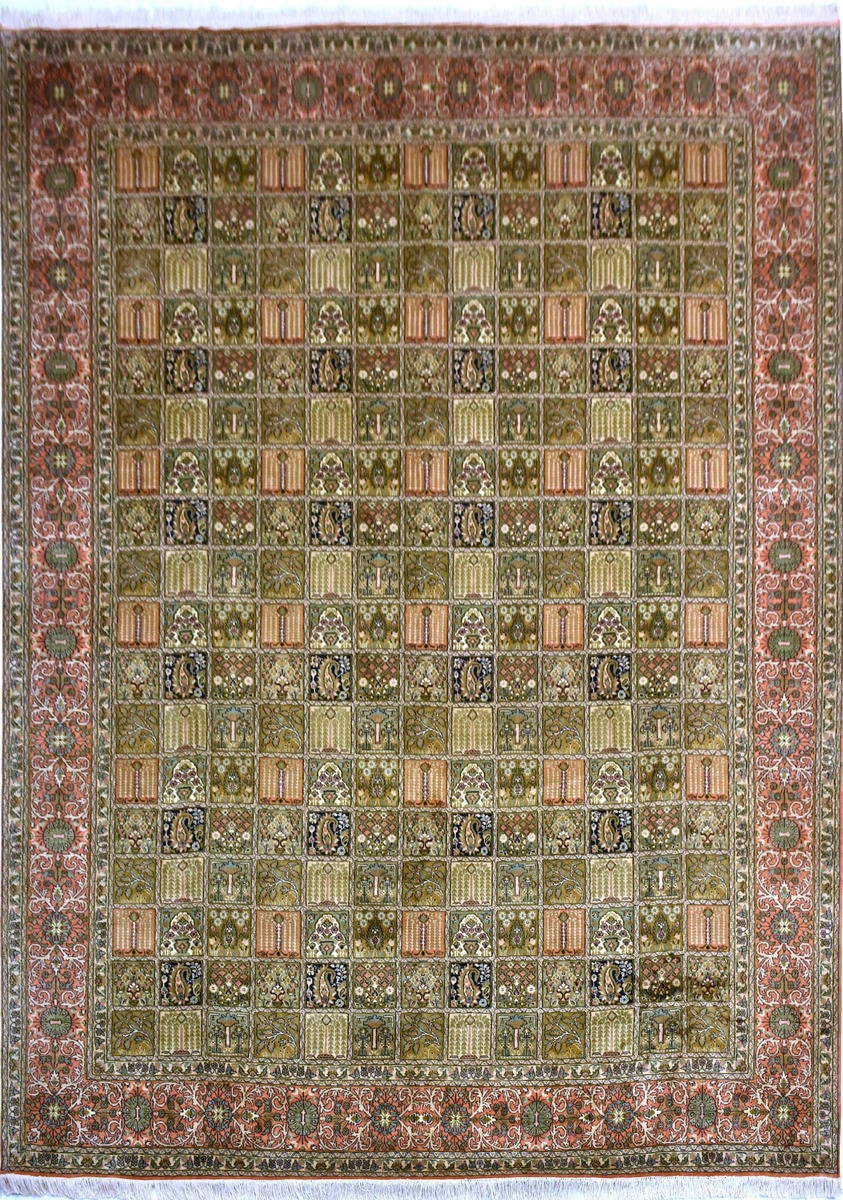 Kayoom Seidenteppich »Gum 8289«, rechteckig, Einzelstück mit Zertifikat, Wohnzimmer