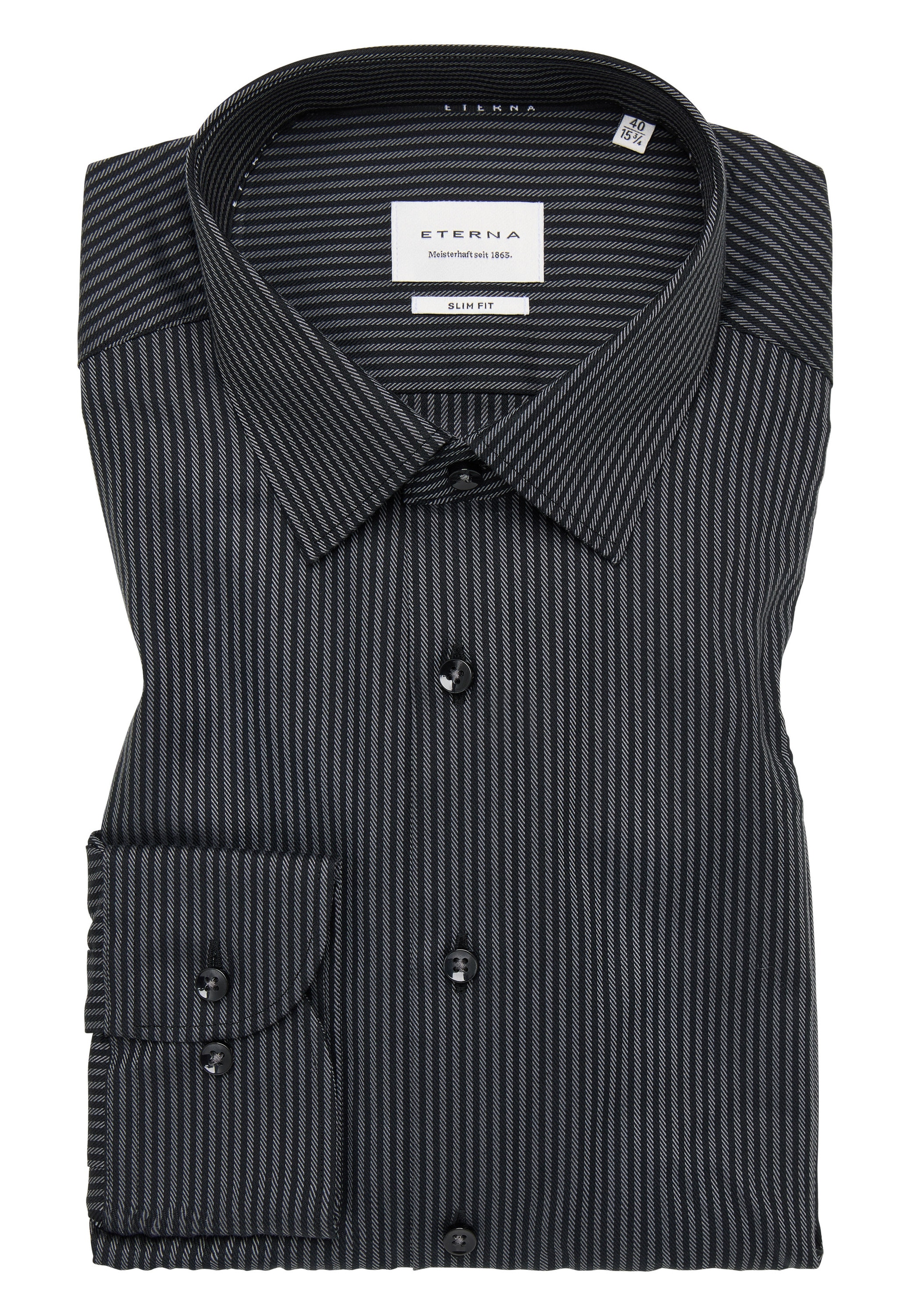Eterna Langarmhemd »SLIM FIT«, NON IRON (bügelfrei)