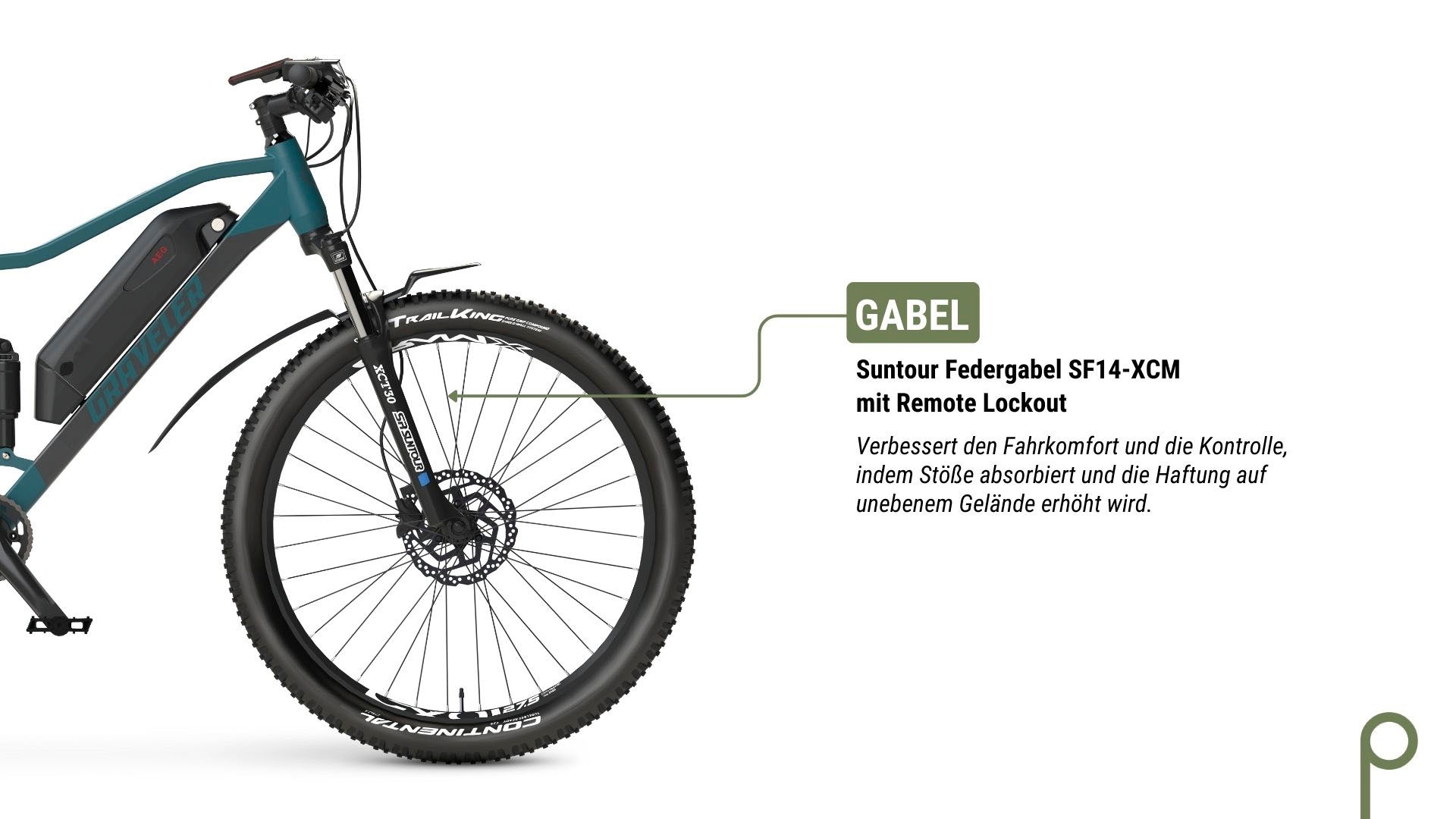 Prophete E-Bike »Graveler«, 9 Gang, Shimano, Alivio, Heckmotor 250 W, Pedelec, Elektrofahrrad für Damen u. Herren, MTB