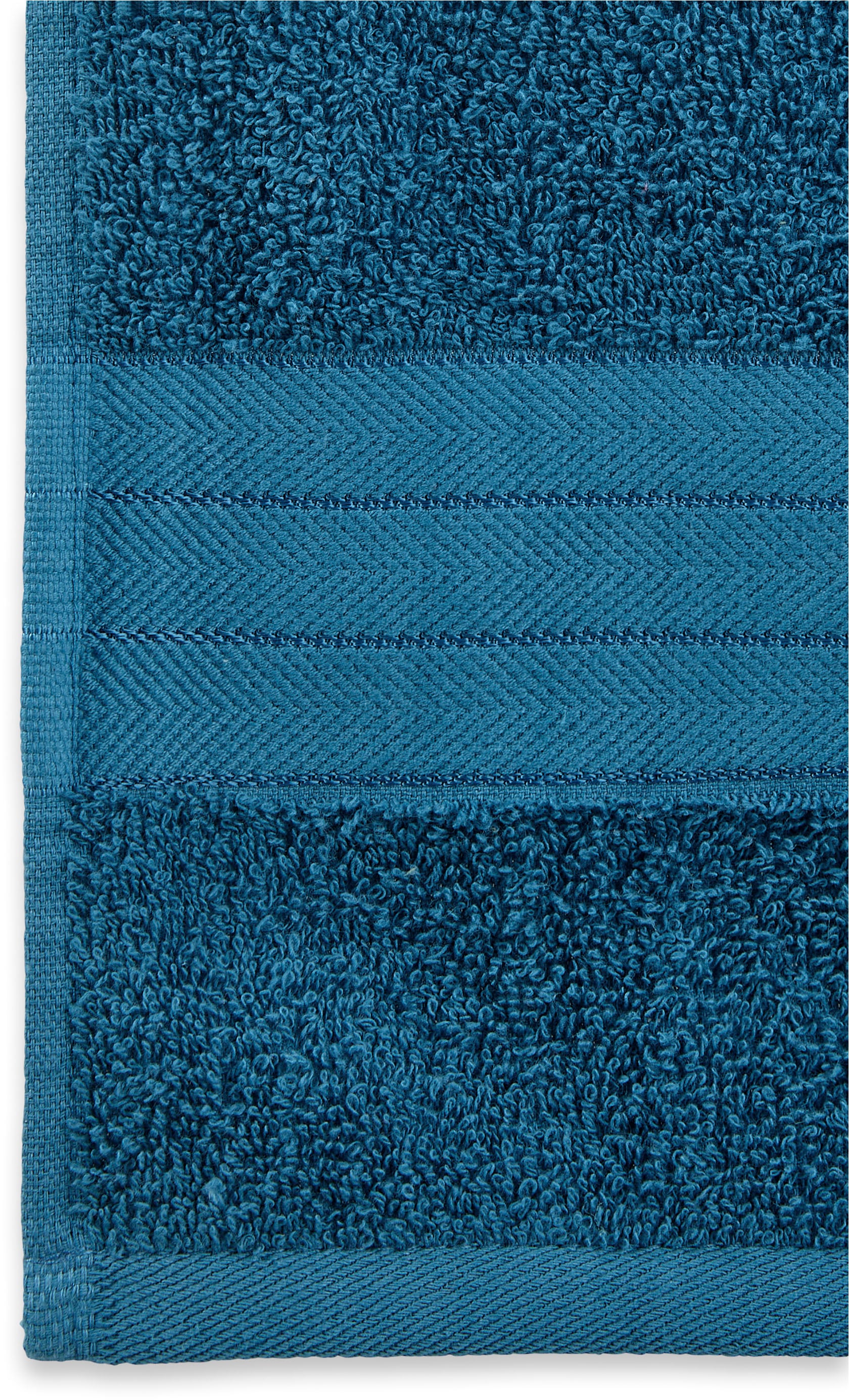 good morning Handtuch Set »Uni«, (8 St., 2 Stück 70x140 cm-2 Stück 50x100 cm-2 Stück 30x50 cm-2 Stück 16x21 cm), Baumwolle, Walkfrottee, Bordüre, 500 GSM, Einfarbig, ohne Aufhängung