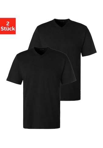Schiesser V-Shirt, (2 tlg.), Basic zum Unterziehen kaufen