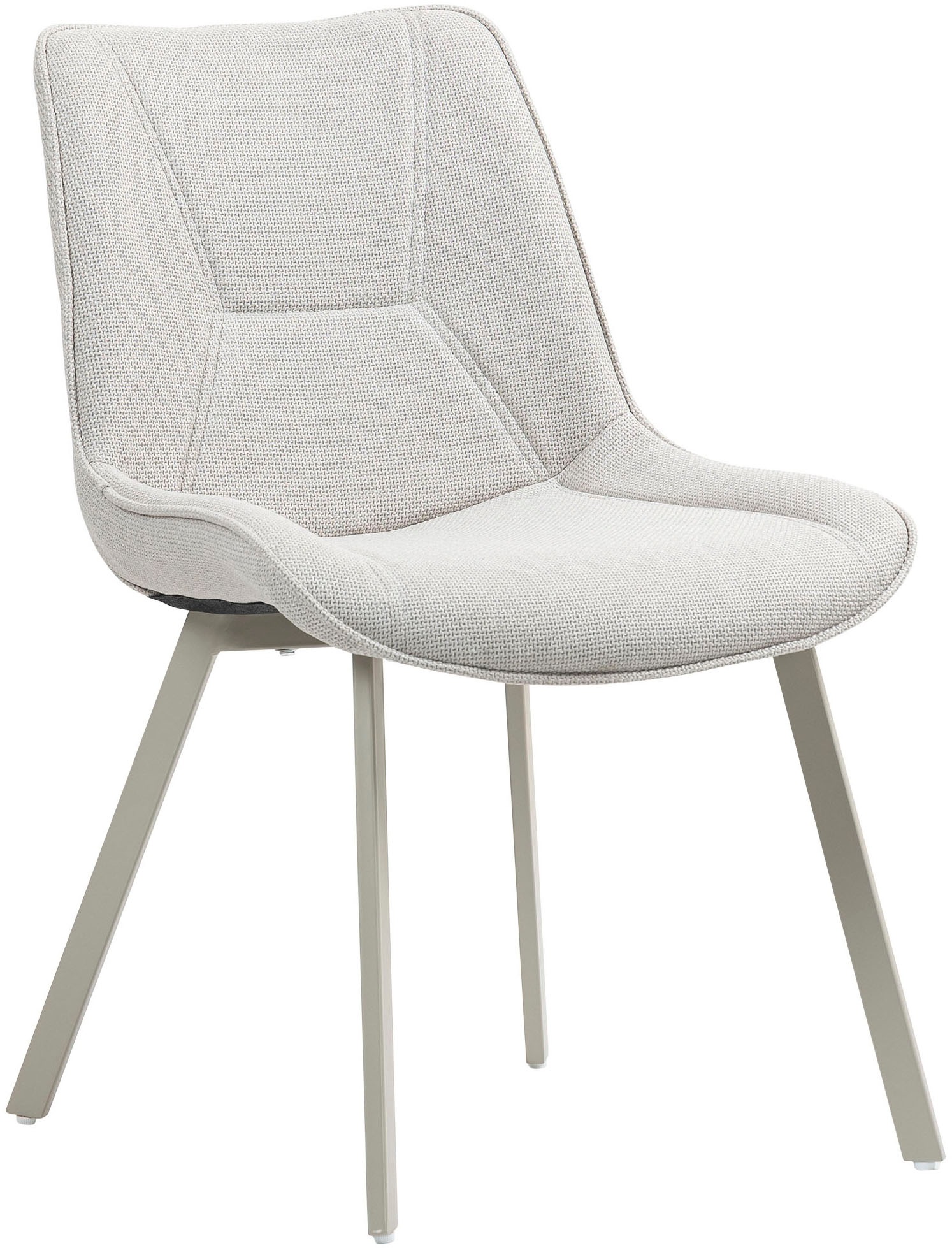 Duo Collection Essgruppe »Pina und Mila« Set, 5 Stk. tlg. Ø 120 cm, massives Metallgestell, Trendfarbe Kaschmir