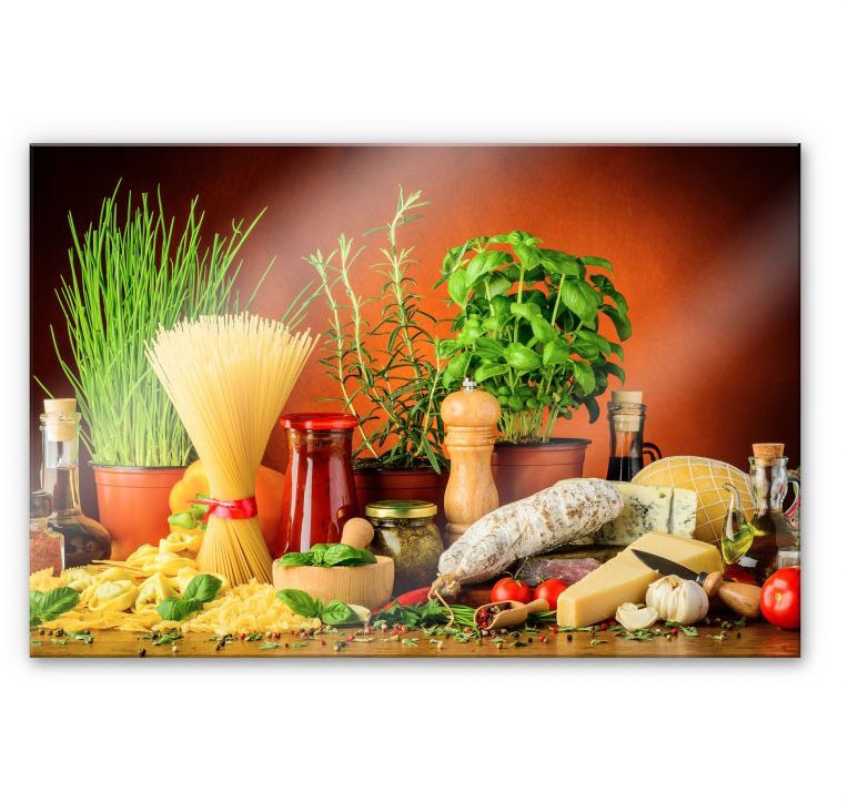Wall-Art Küchenrückwand »Spritzschutz Italienisch Kochen«