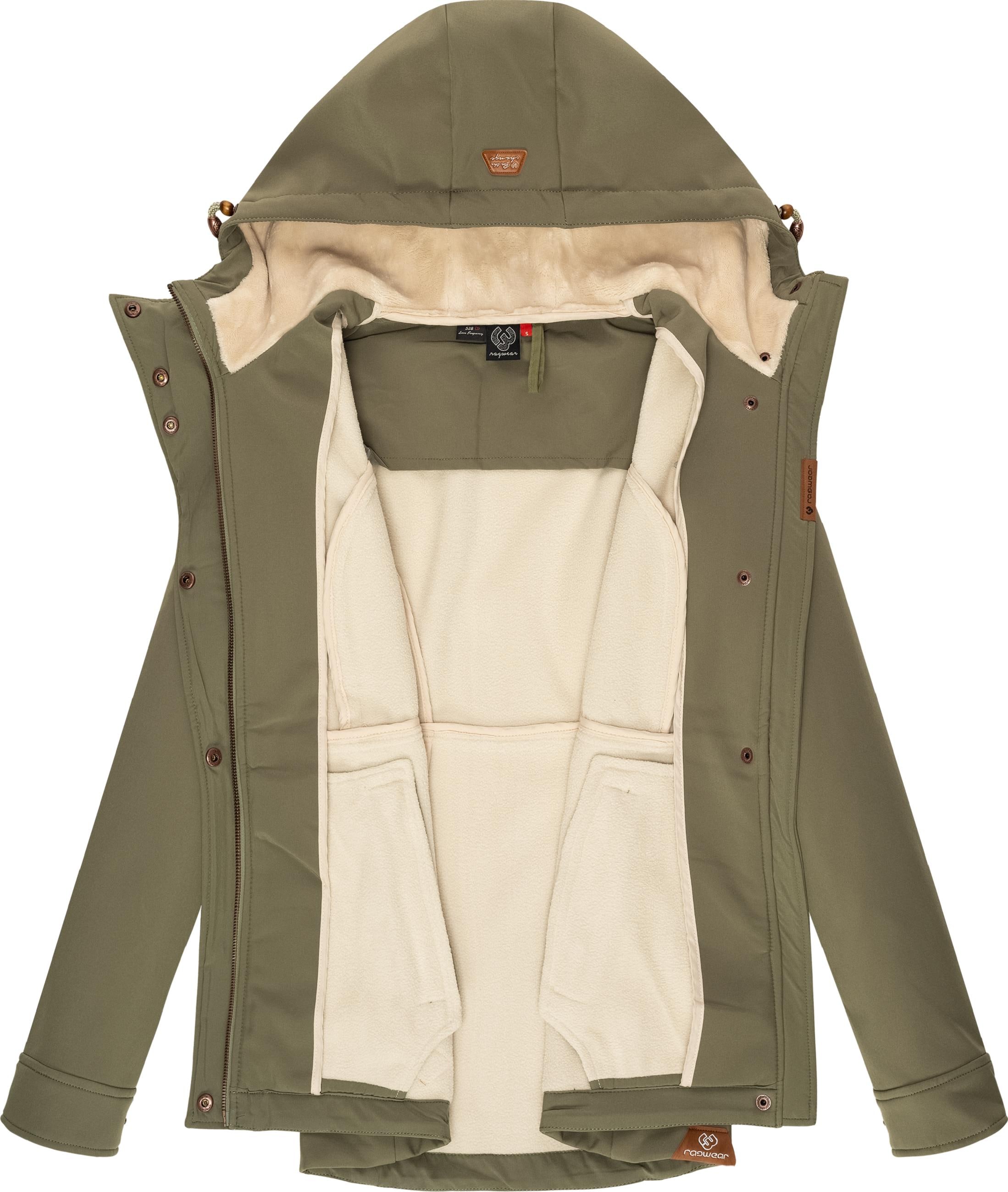 mit bei Ragwear »Softshelljacke OTTO Kapuze Softshelljacke Yba«,