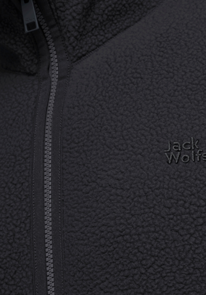 Jack Wolfskin Fleecejacke »LITE CURL FZ M« Sherpa-Fleecejacke, 2-Wege-Reißverschluss, Mesh-Futter