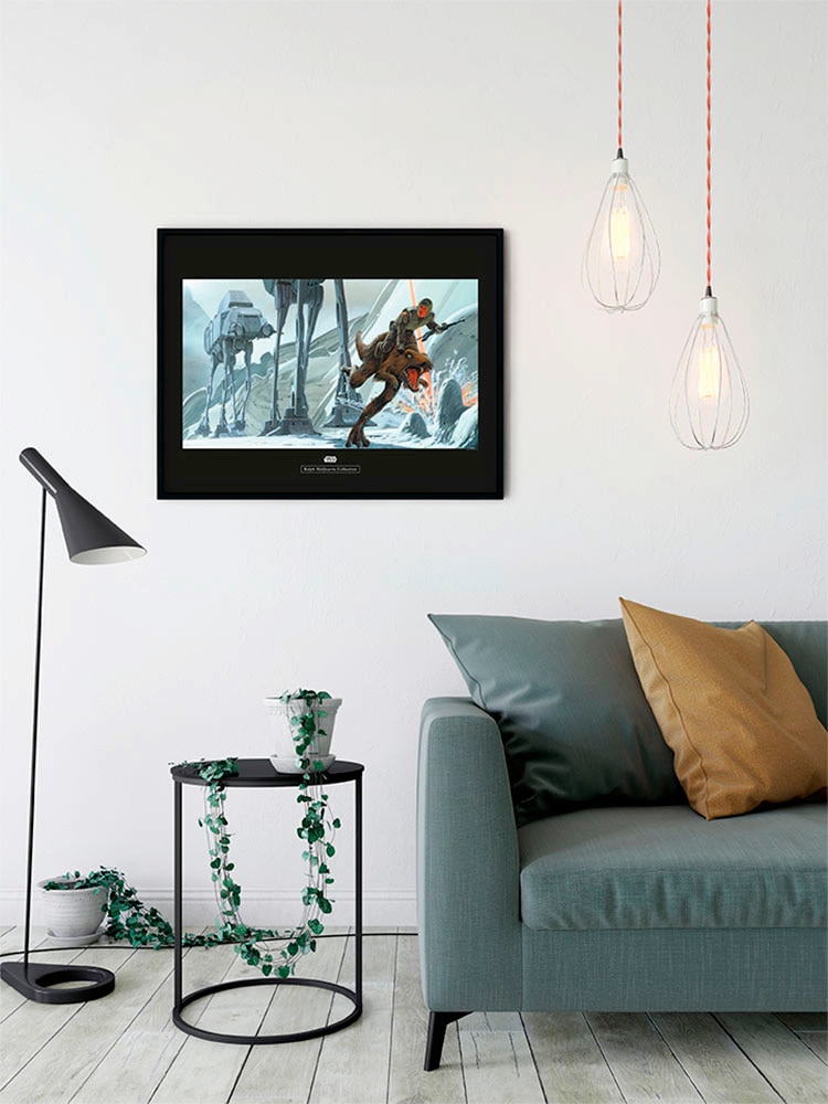 Komar Bild »Star Wars Classic RMQ Hoth Battle Ground«, Star Wars, (1 St.), Wandbild zur Dekoration im Kinderzimmer - ohne Rahmen