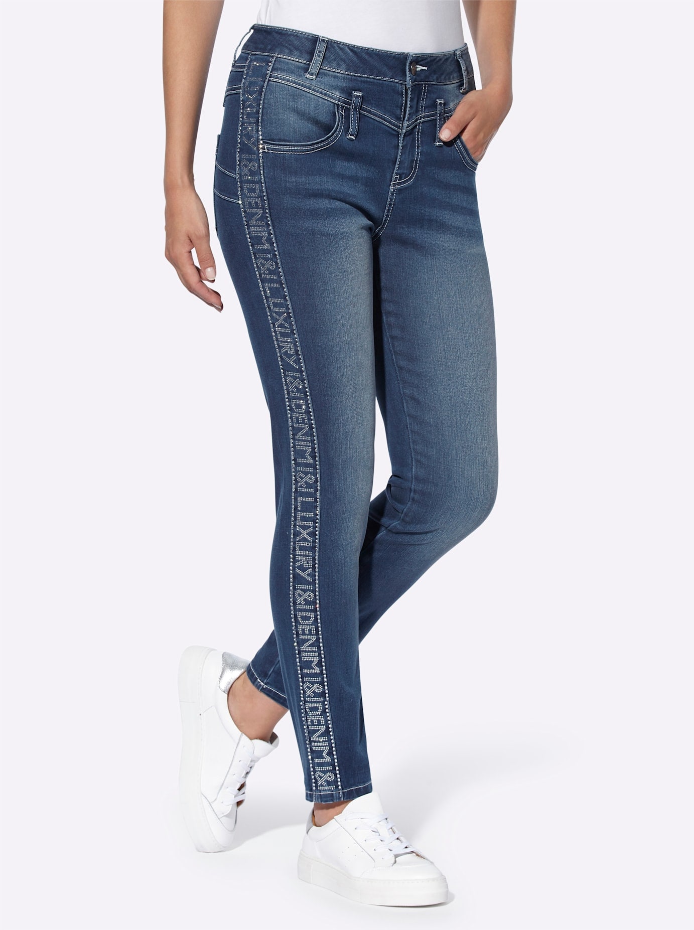 Push-up-Jeans, (1 tlg.)