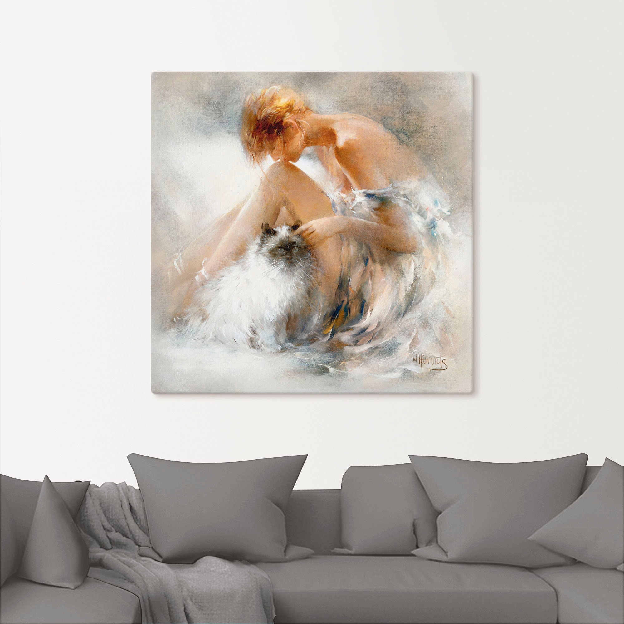 Artland Wandbild »Verlangen«, Frau, (1 St.), als Leinwandbild, Poster, Wandaufkleber in verschied. Größen
