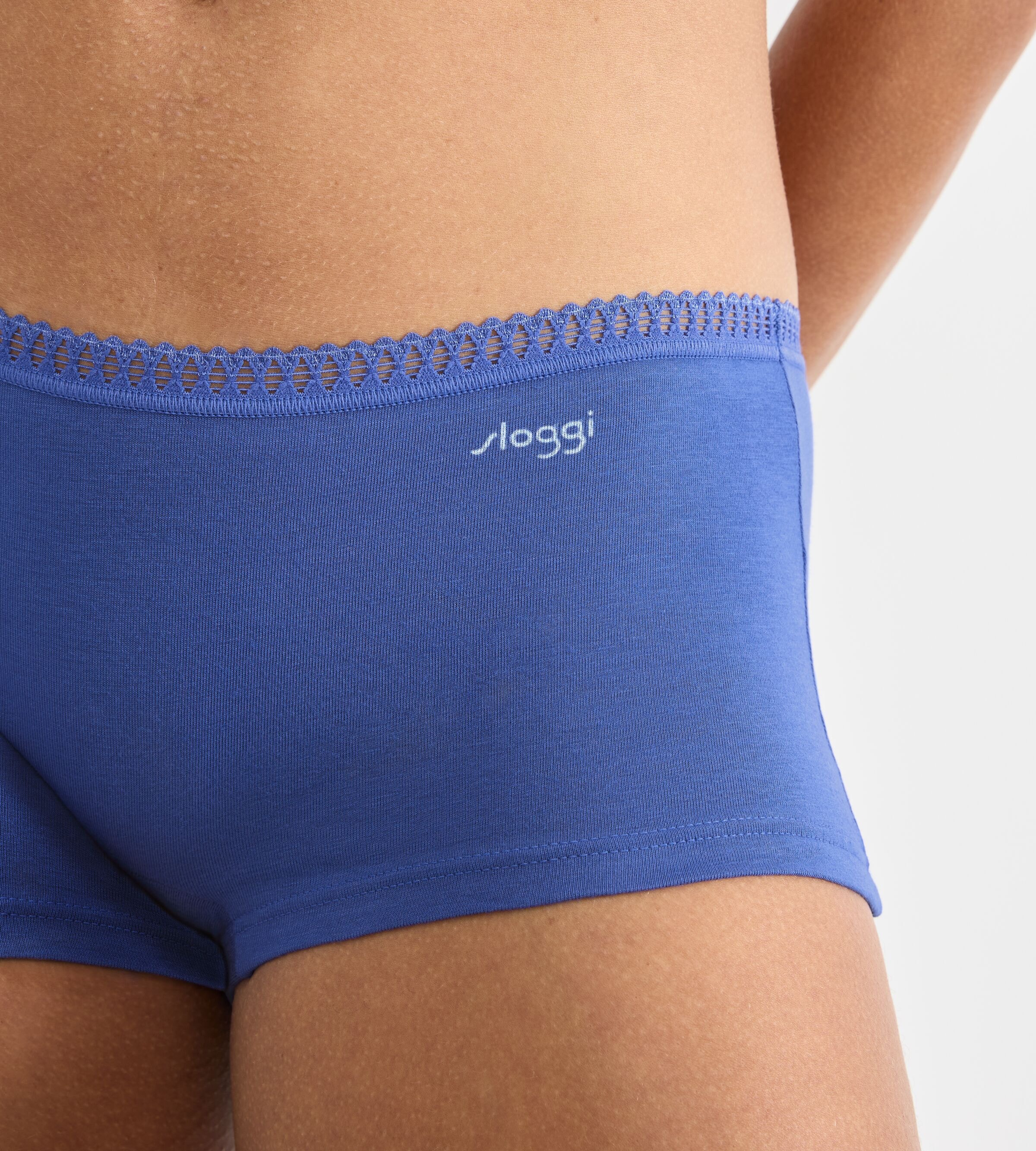 sloggi Panty »GO Crush« 3er Pack,  mit Spitzendetails, Cotton-Mix