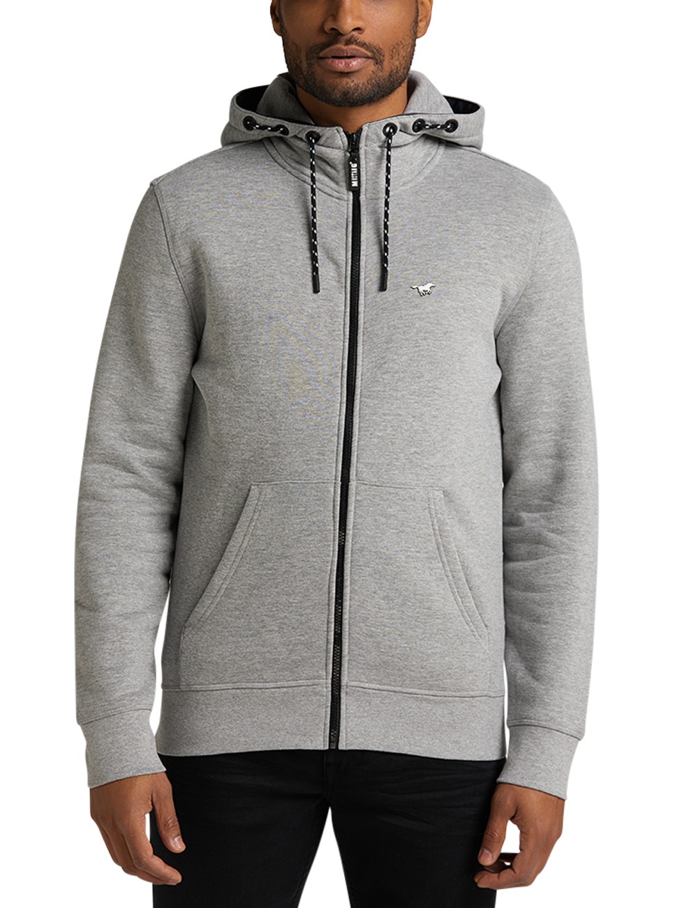 MUSTANG Sweatjacke »Brian logo basic«