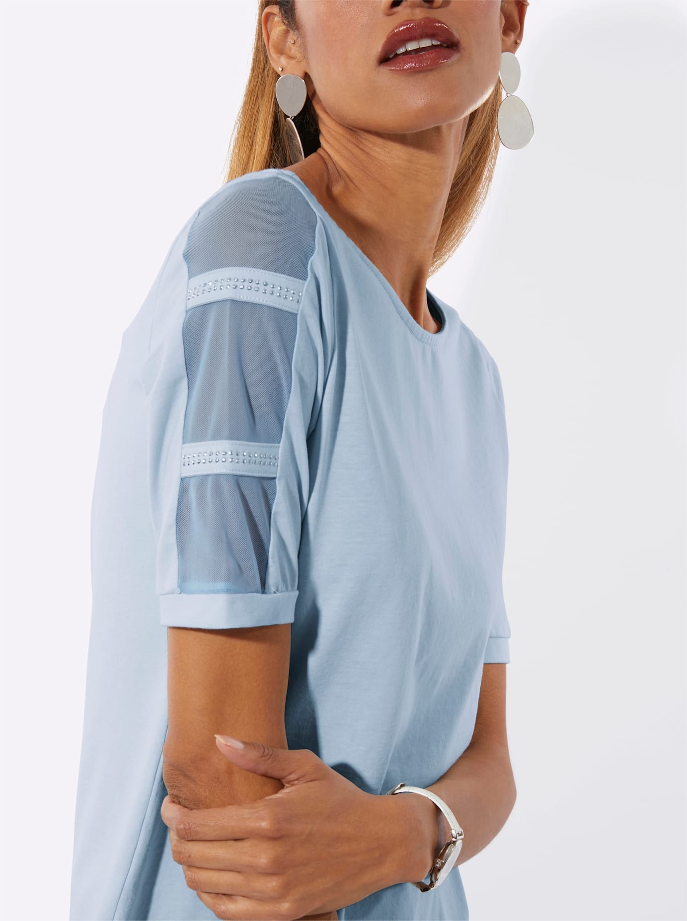 creation L Rundhalsshirt »Kurzarm-Shirt« 1 tlg.