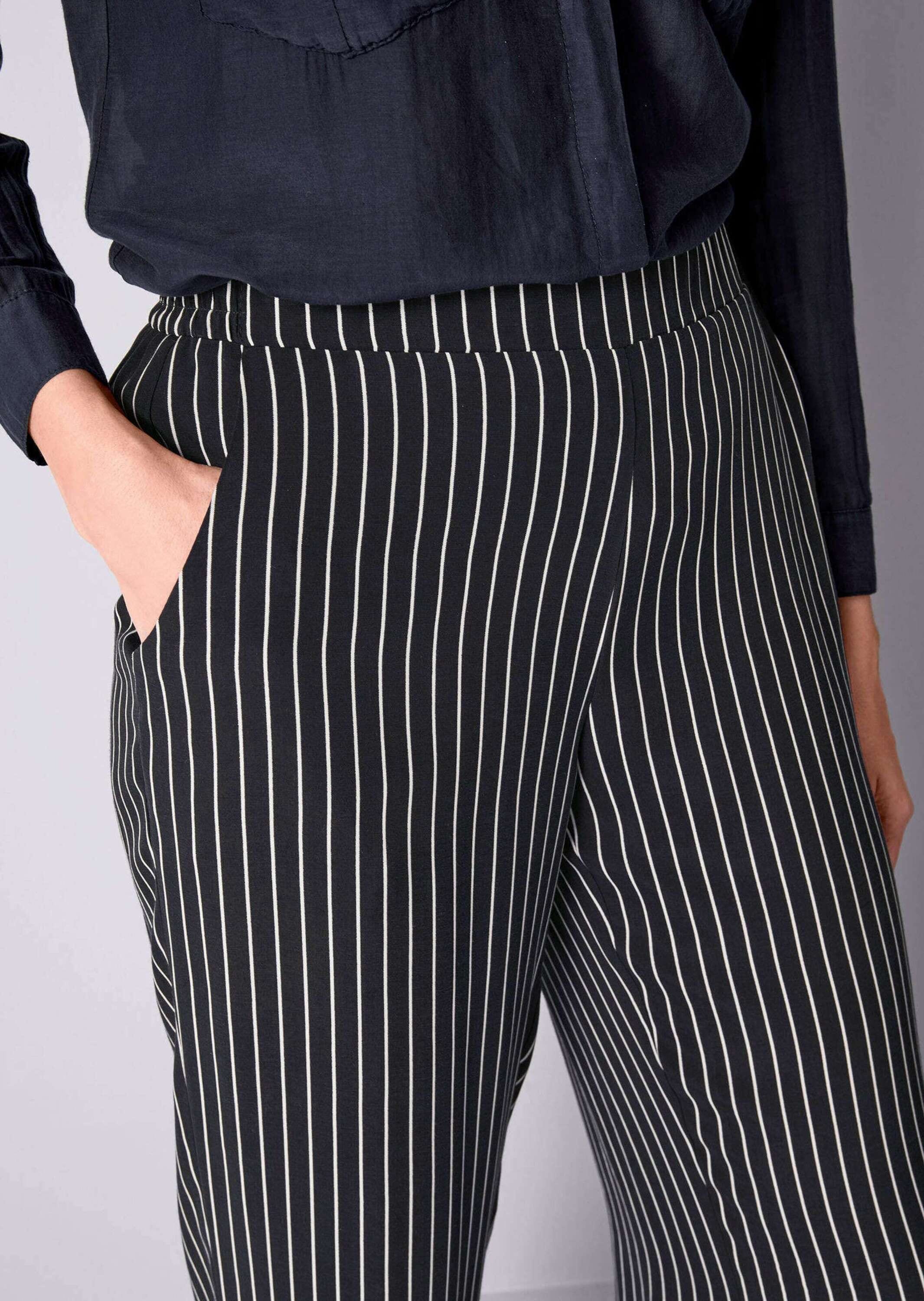 Alba Moda Stoffhose »Wideleg Hose Wideleg Hose in Streifenoptik«