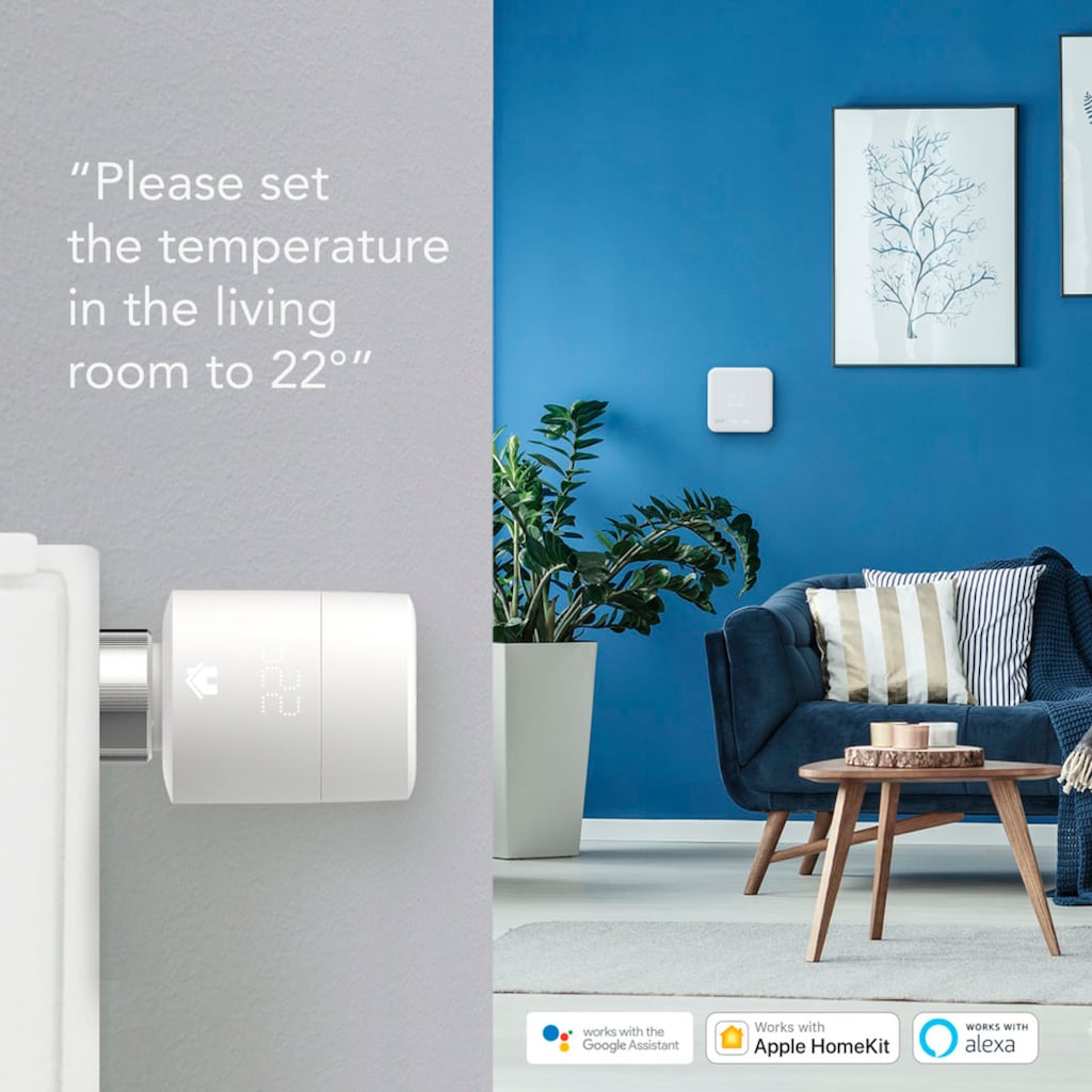 Tado Heizkörperthermostat »Smartes Heizkörper-Thermostat - Quattro Pack, zur Einzelraumsteuerung«