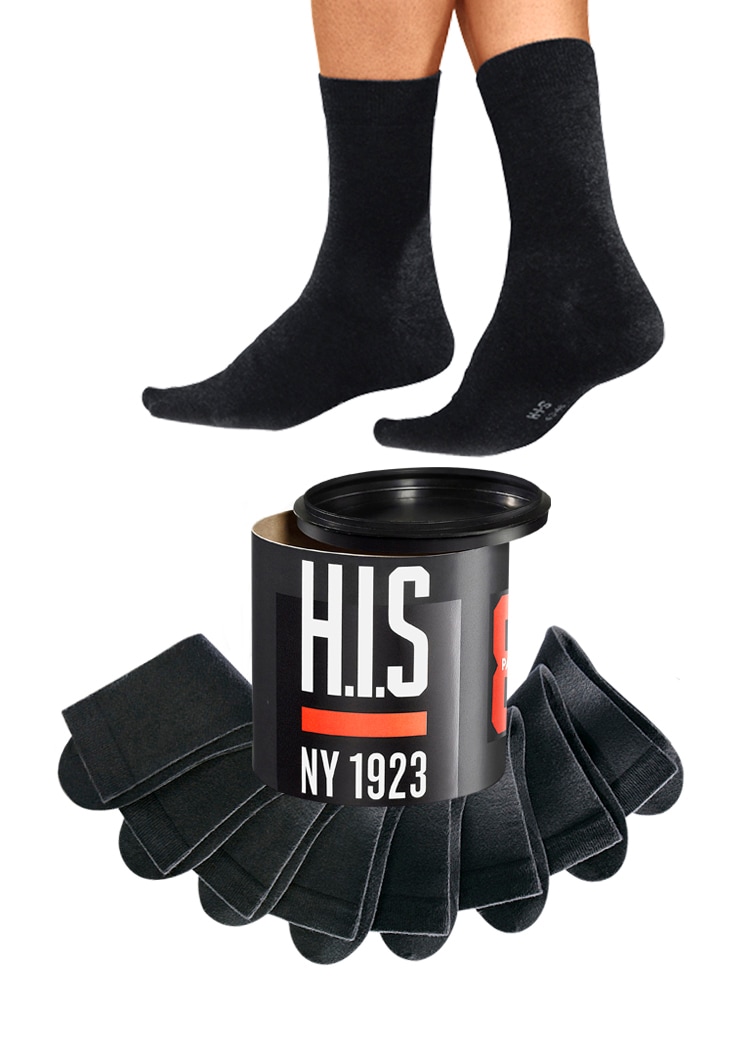 H.I.S Socken, Geschenkdose (Dose, 8 OTTO Shop Online der im in Paar)