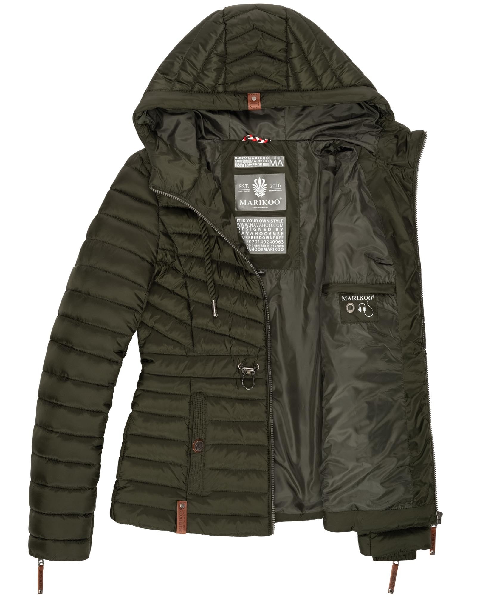 Marikoo Outdoorjacke »Marikoo Aniyaa Damen Stepp Jacke B867«