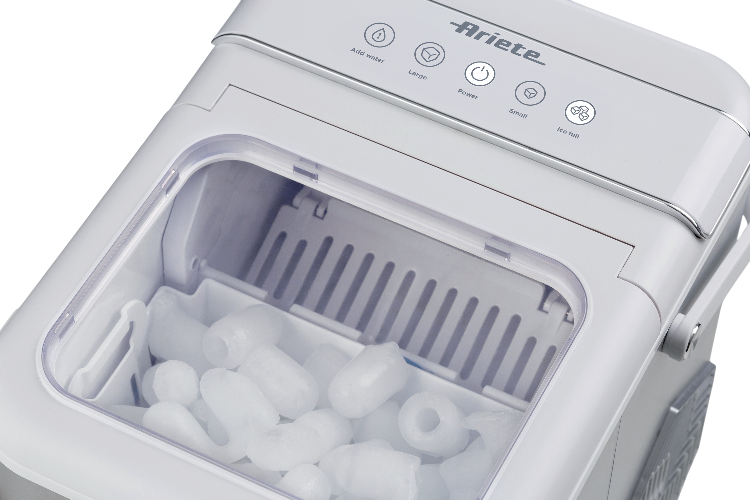 Ariete Elektrischer Eiswürfelbereiter »Ariete elektrischer tragbarer Eiswürfelbereiter 651« Mit sehr leisem Kompressor 58 db