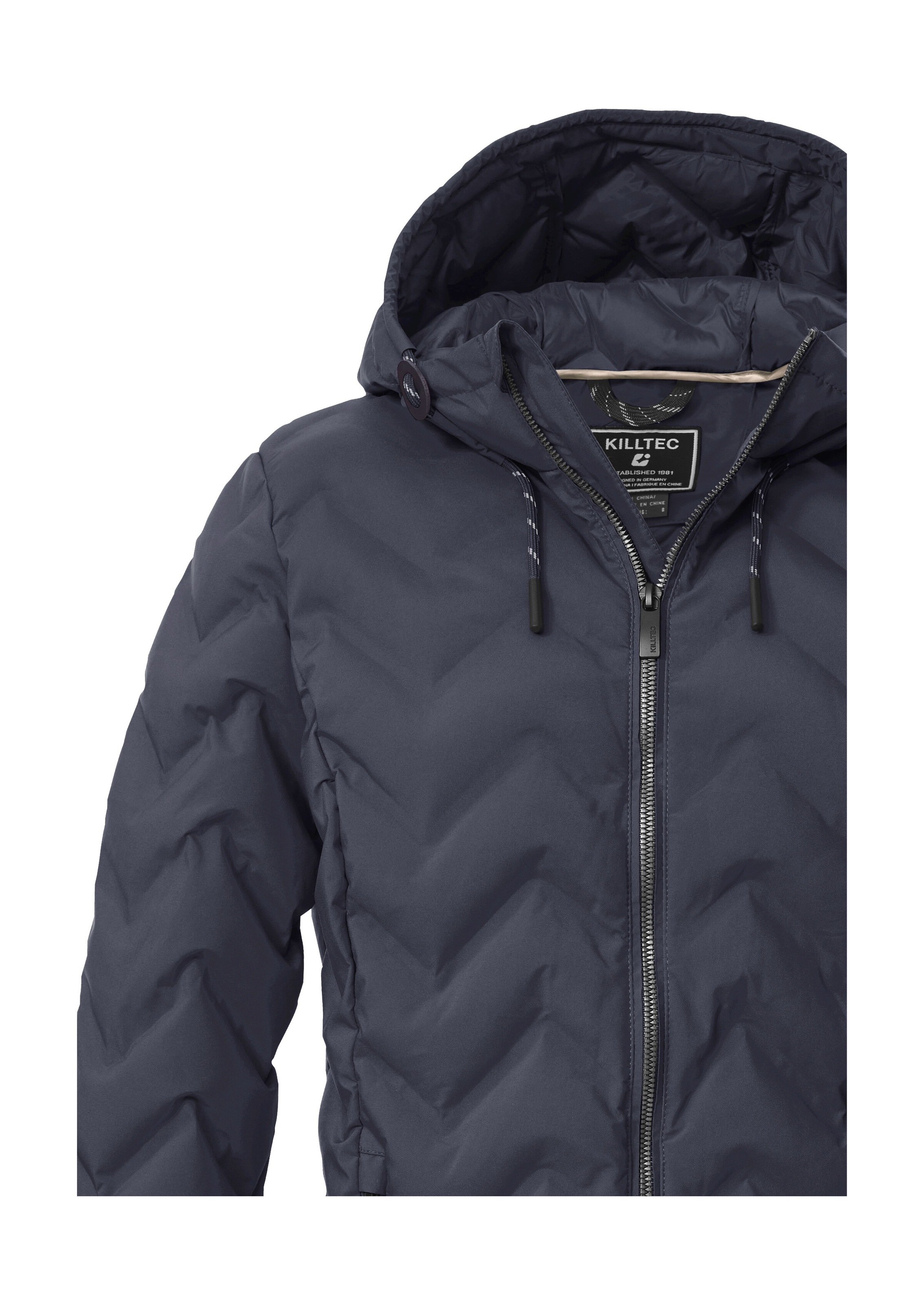Killtec Steppjacke »KOW 23 WMN QLTD JCKT«, Wasserabweisende Damenjacke mit verstellbarer Kapuze und Taschen