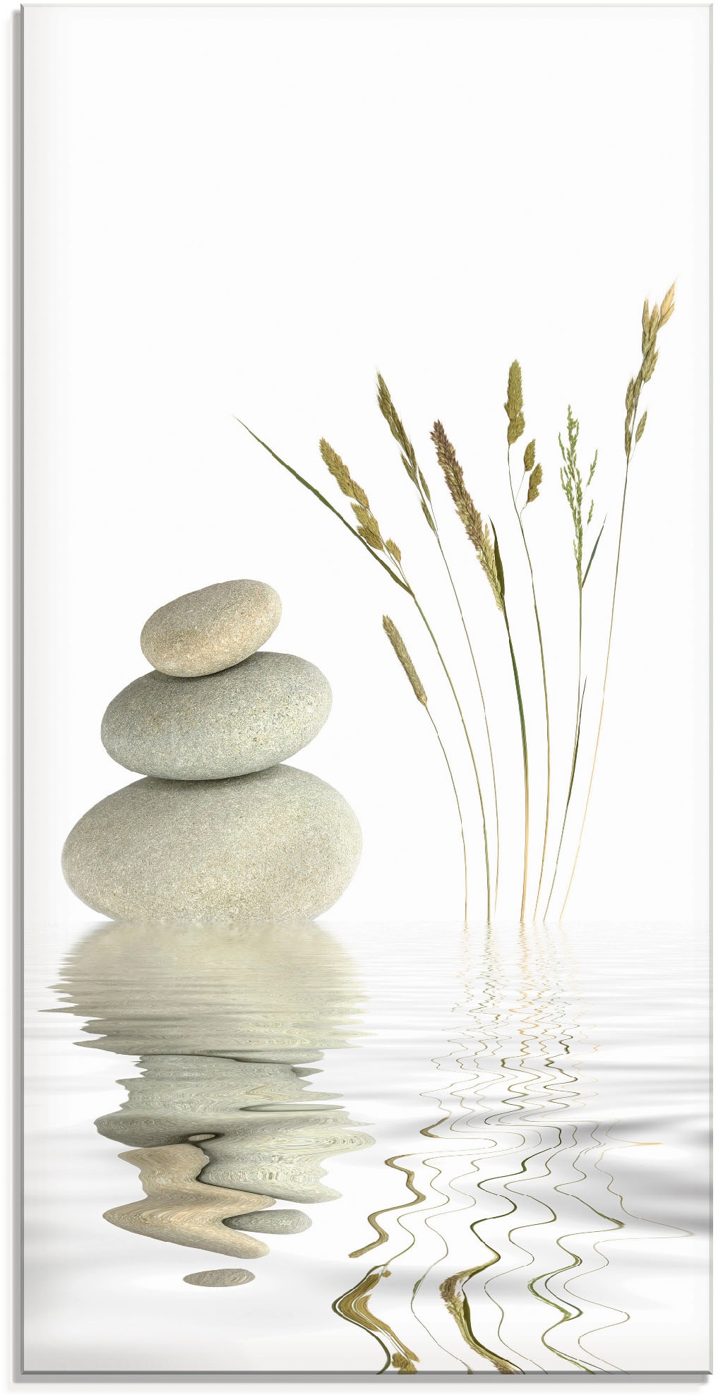 Artland Glasbild »Zen Friede«, Zen, (1 St.), in verschiedenen Größen