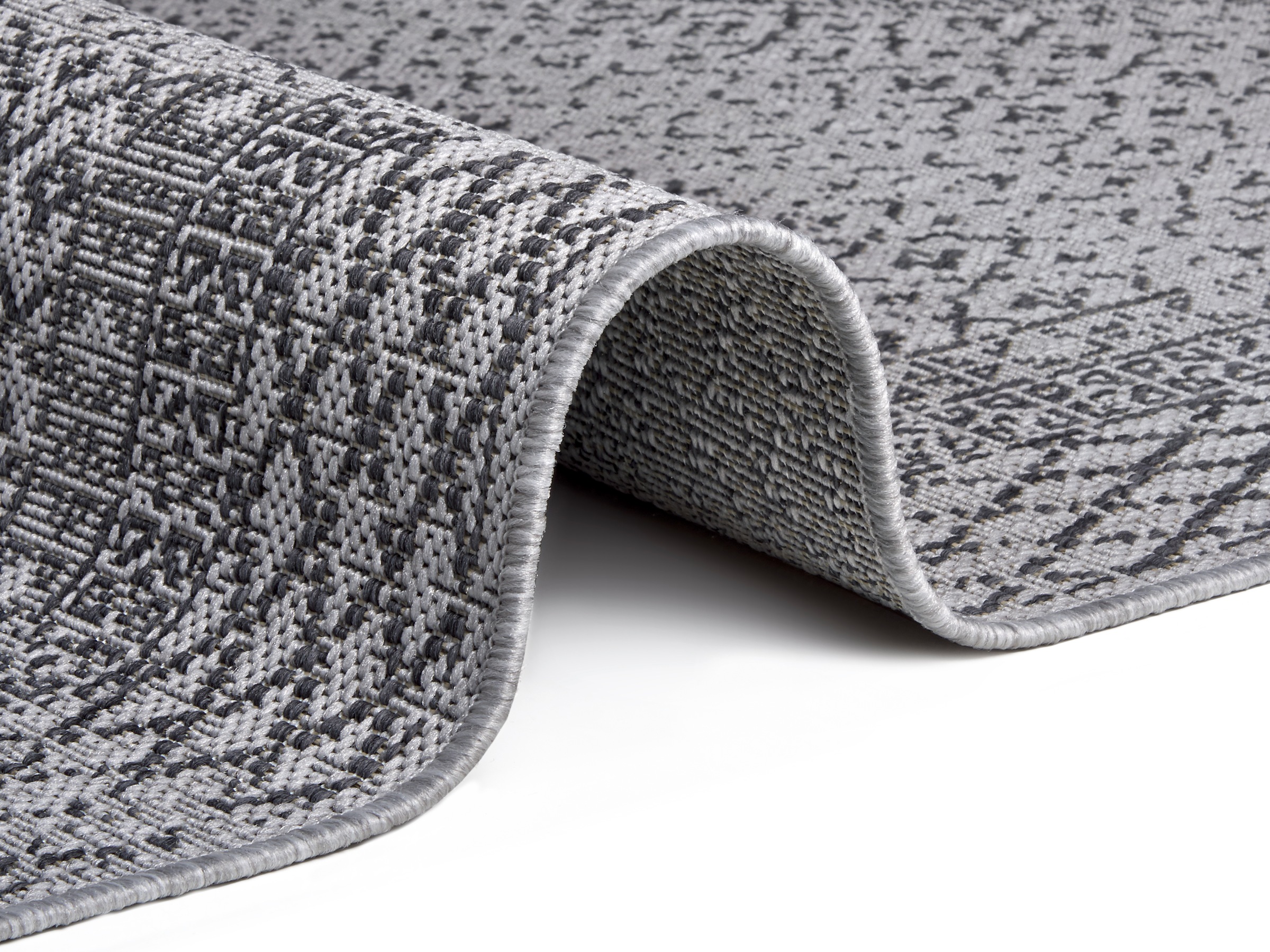 freundin Home Collection Teppich »Sophie«, rechteckig, 3 mm Höhe, In und Outdoor, Flachgewebe, wetterfest, pflegeleicht, robust