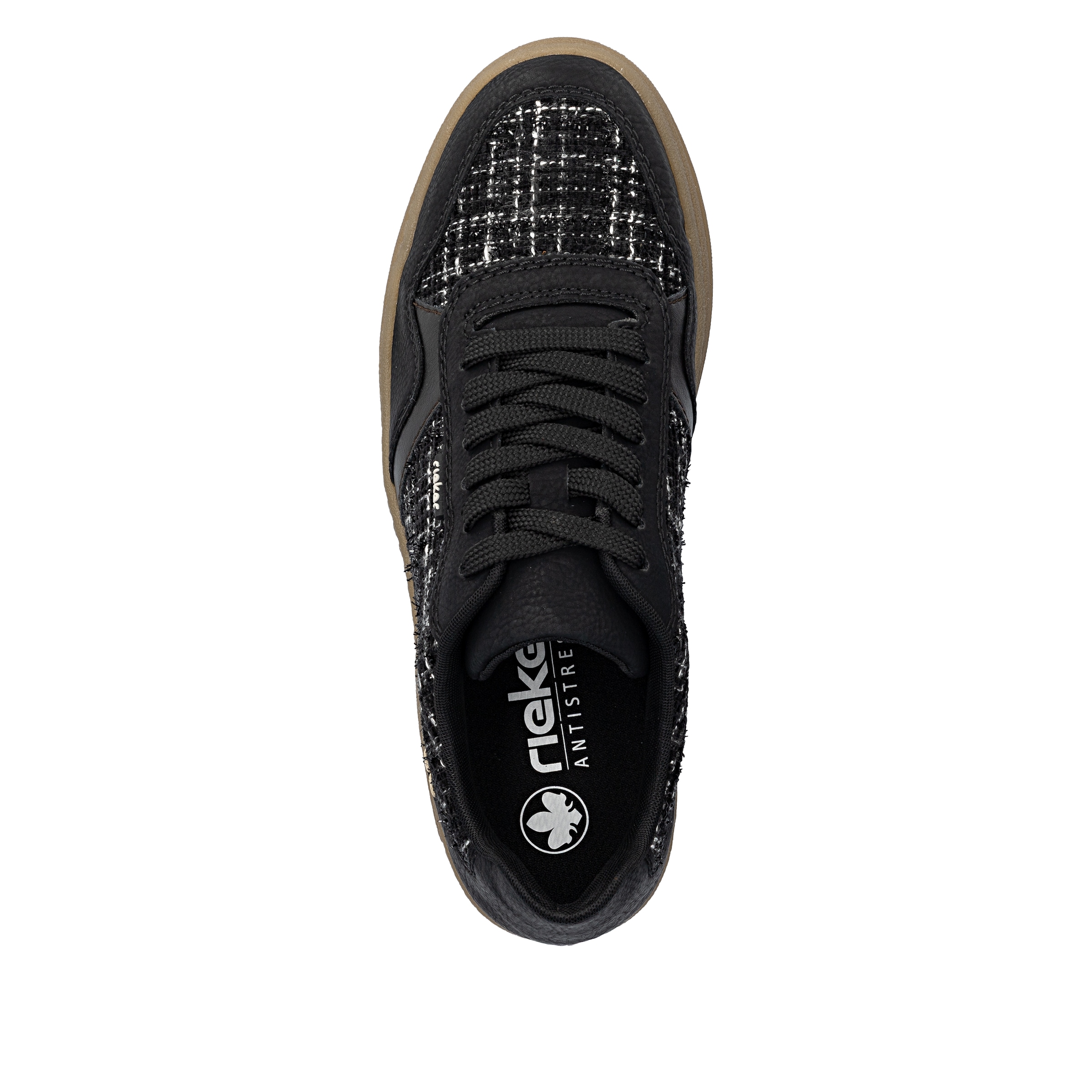 Rieker Plateausneaker, Basket-Sneaker, Schnürschuh, Halbschuh mit weichem Schaftrand