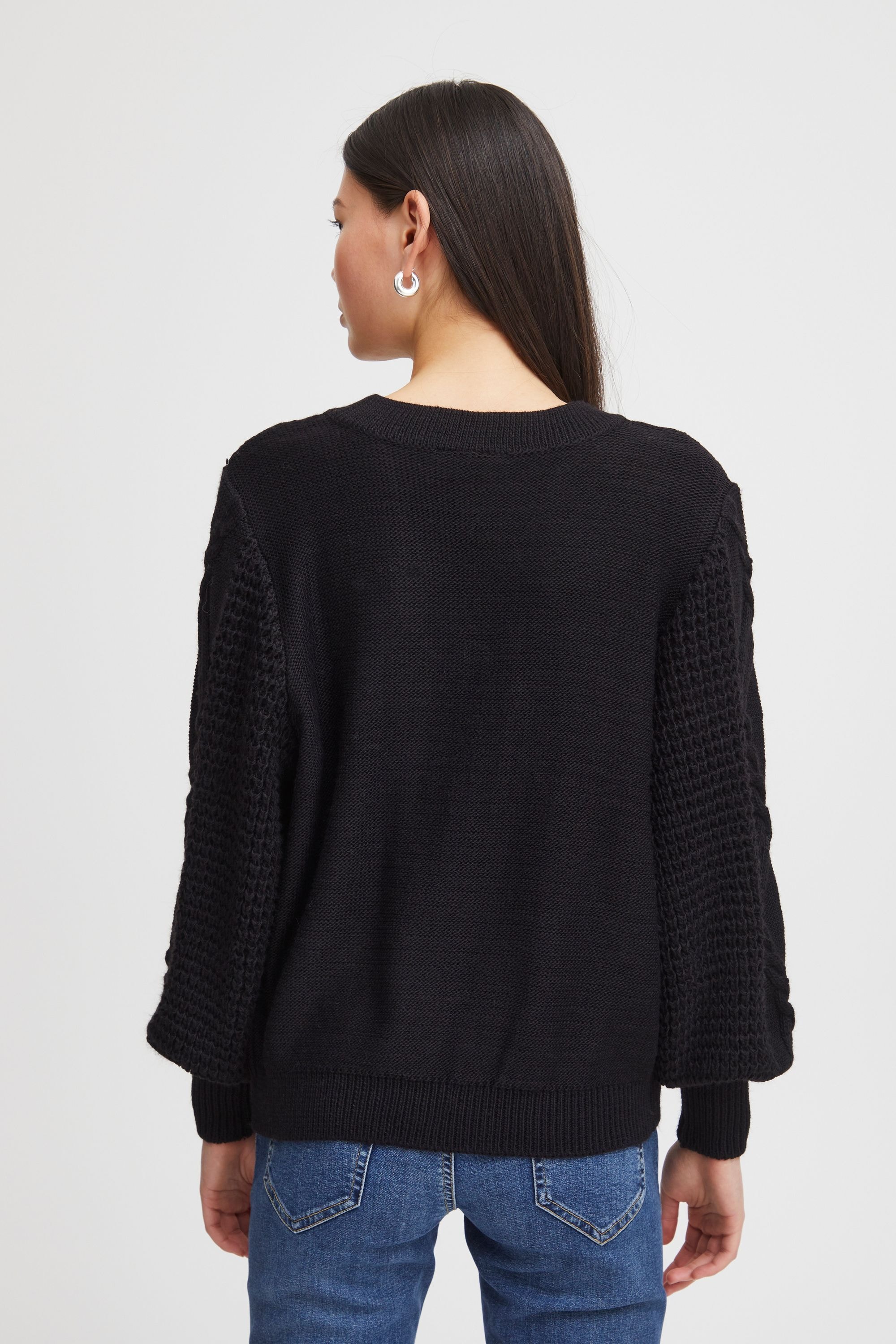 Ichi Strickfleece-Pullover »Strickpullover IHAndosa«