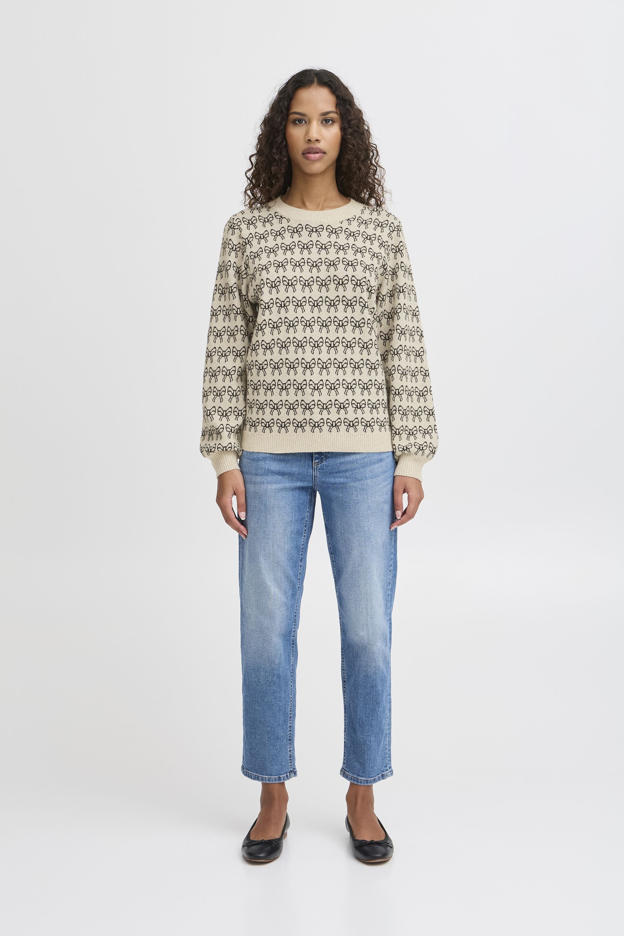 Ichi Strickfleece-Pullover »Strickpullover IHBRIELLE«
