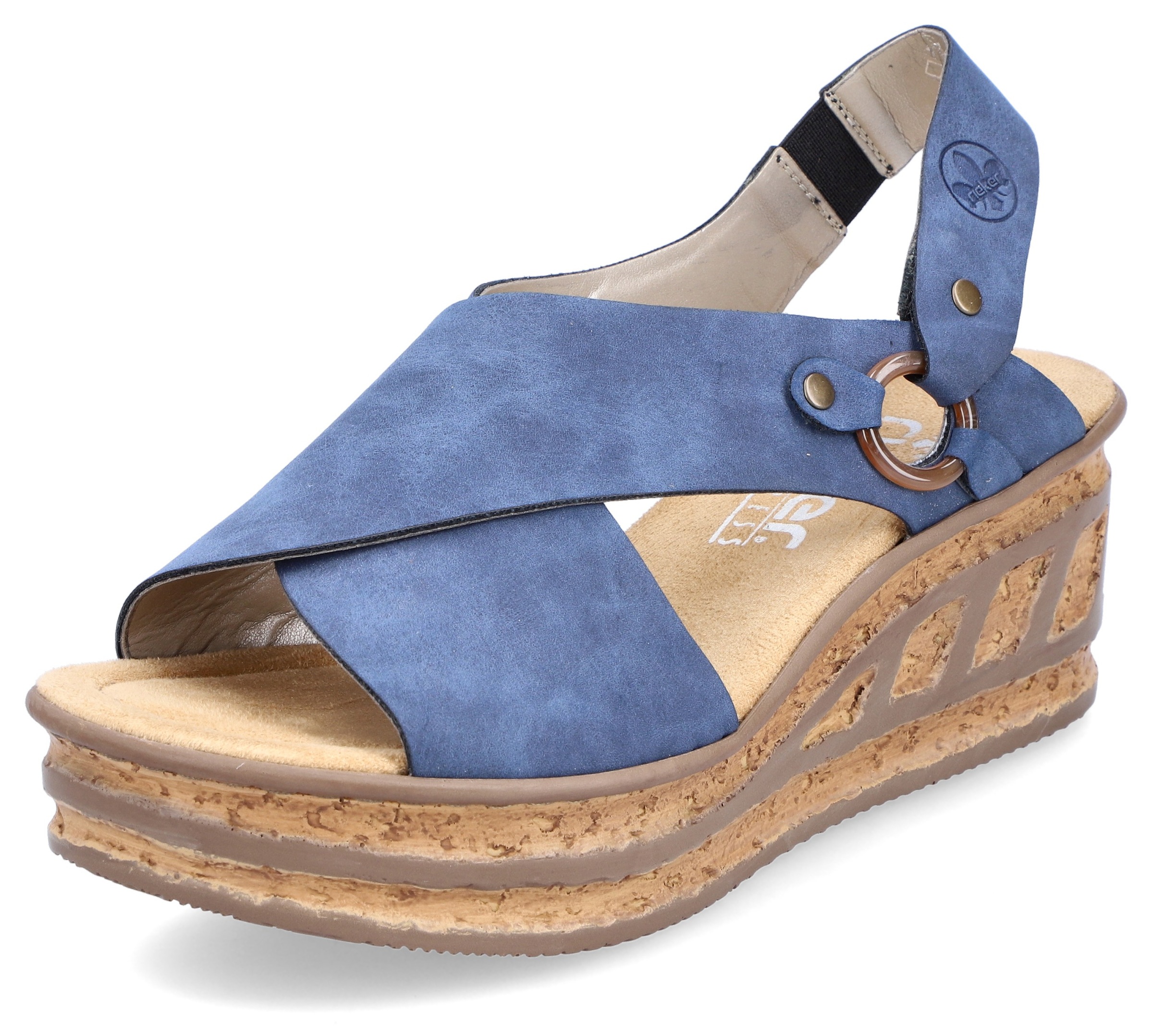Rieker Sandalette, mit Kreuzbandage