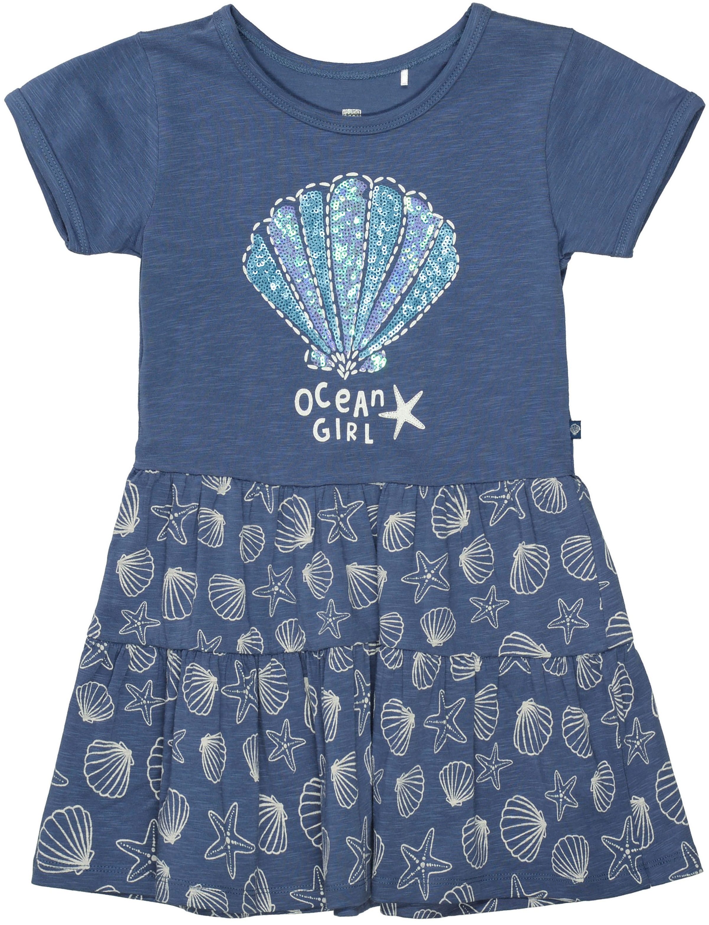 BASEFIELD Jerseykleid, mit gemustertem Rockteil