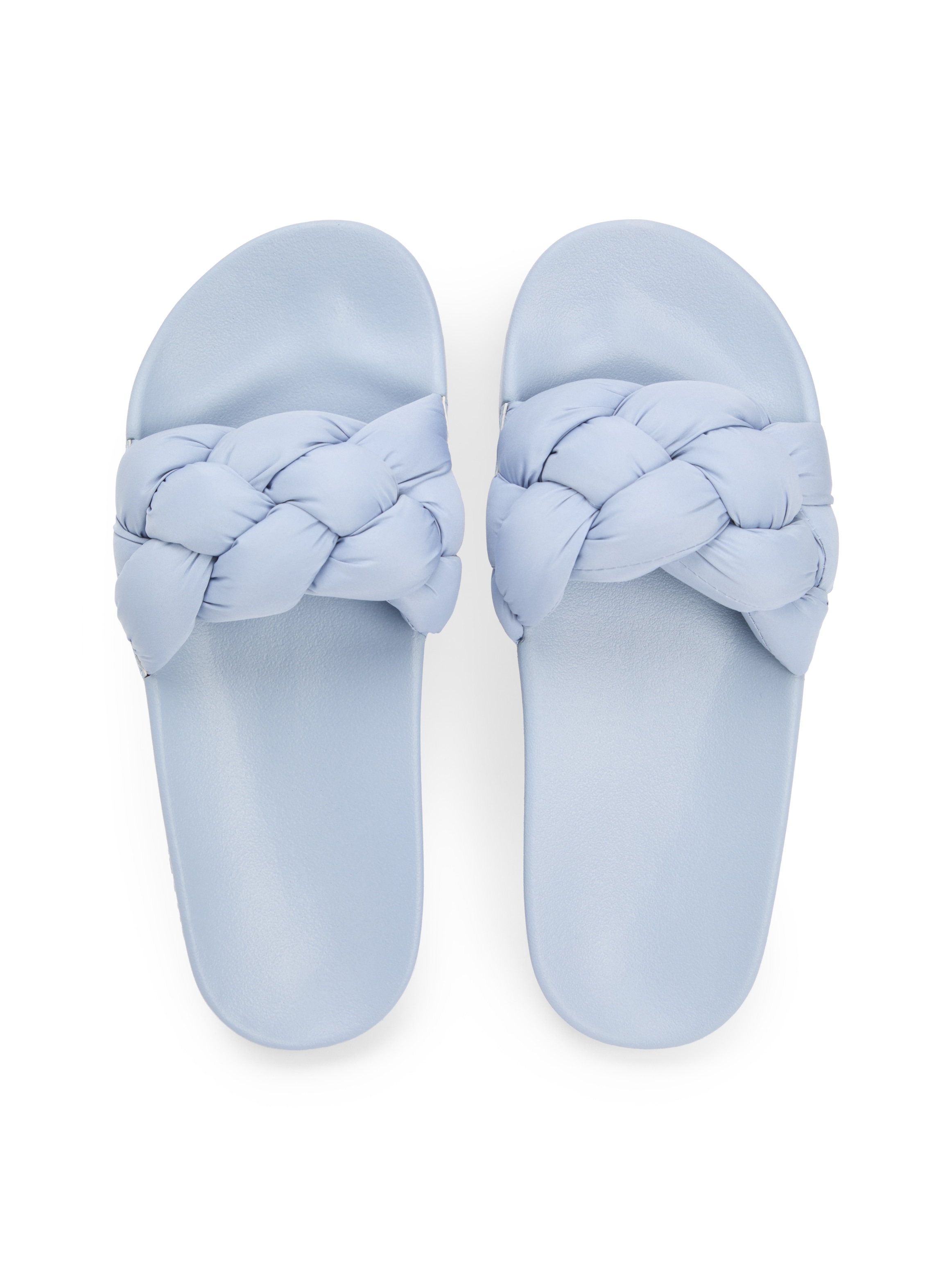 Tommy Jeans Pantolette »TJW BRAIDED SLIDES«  Sandale, Pantolette, Flat mit geflochtener Bandage
