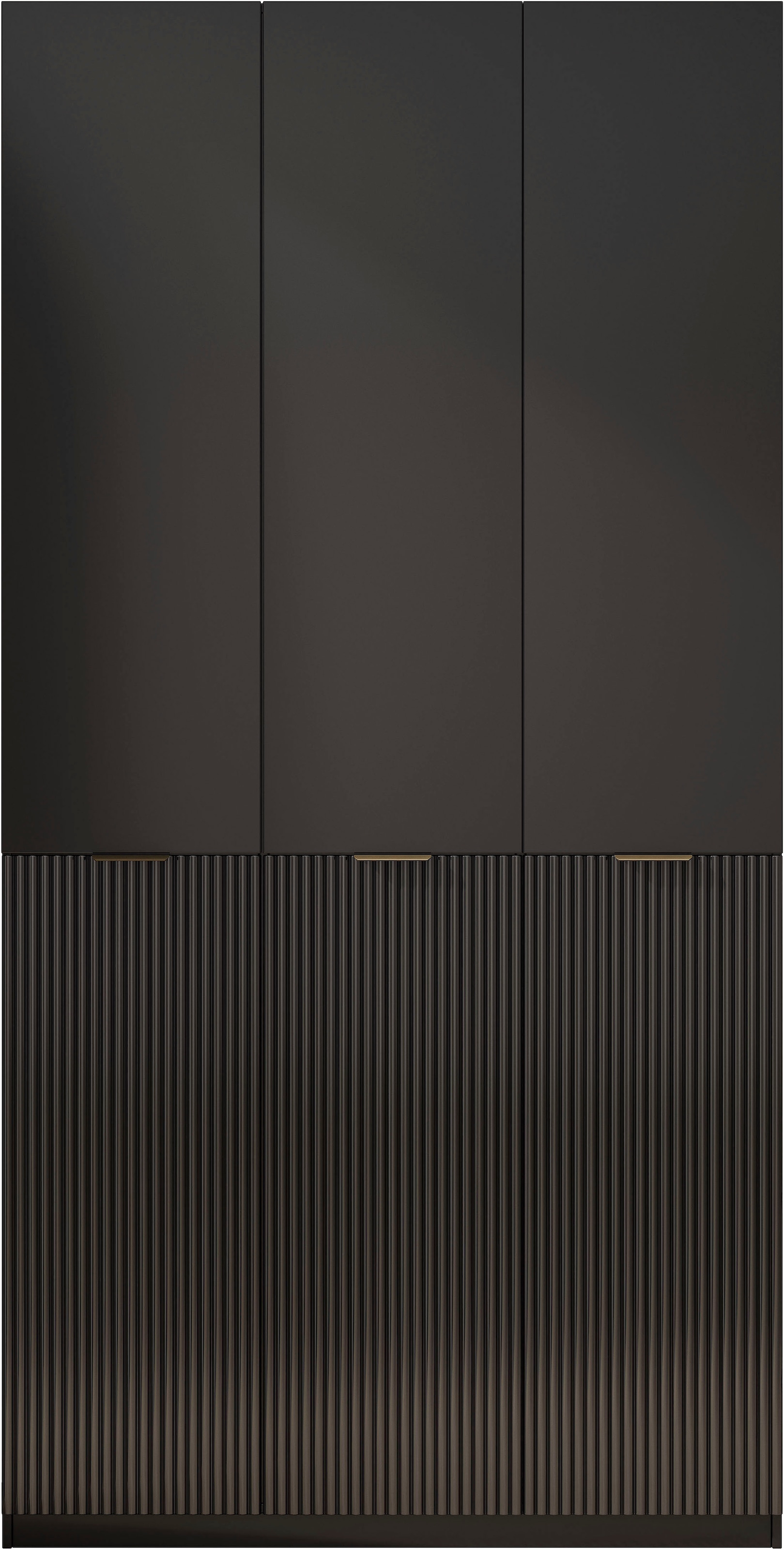 OTTO home Kleiderschrank »Jorella Schlafzimmerschrank Garderobe mit Softclose« eleganter Schlafzimmerschrank Rillendesign Trend Breite 121cm