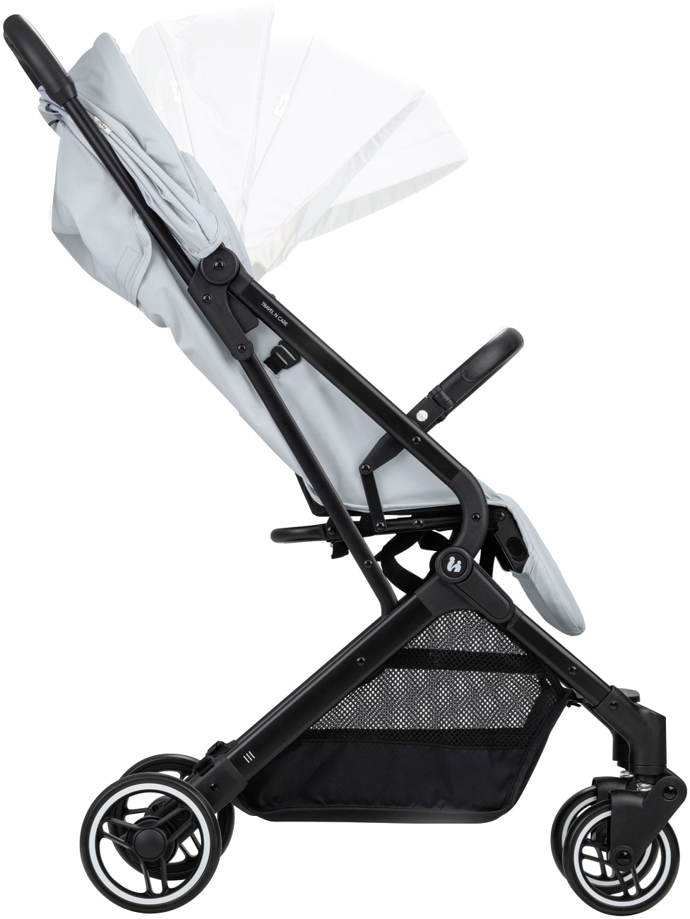 Hauck Kinder-Buggy »Travel N Care, Simba grey«, 25 kg, leicht; bis 22 kg belastbar; inkl. Schulter-Tragegrut