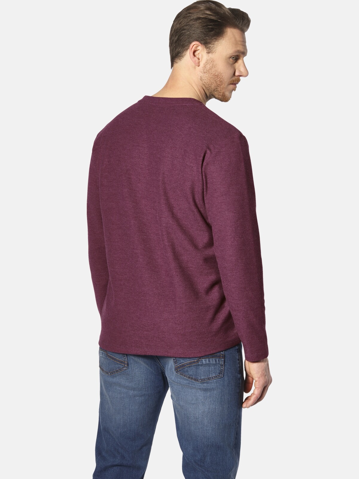 Jan Vanderstorm Langarm-Poloshirt »Langarmshirt IVOR«