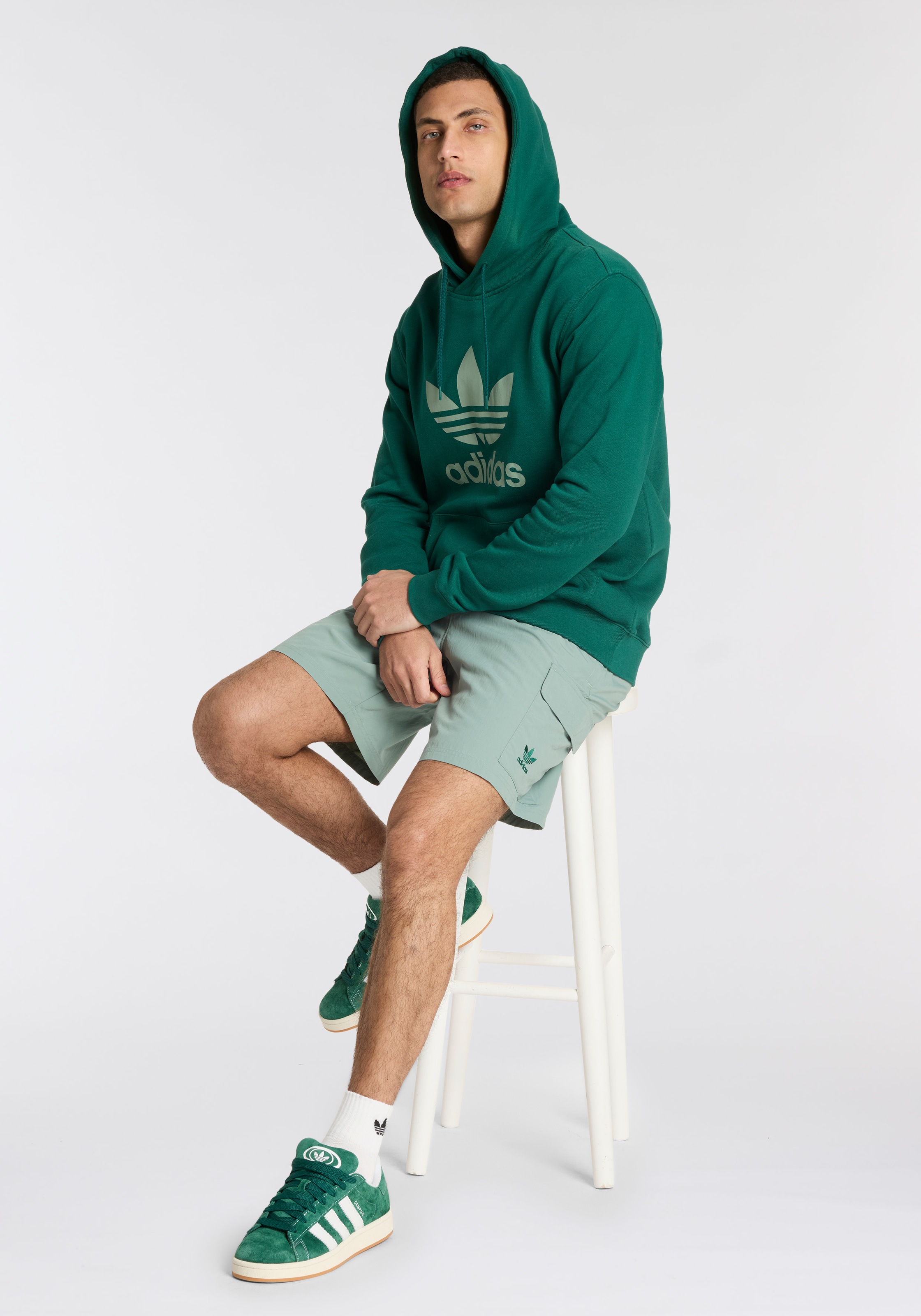 adidas Originals Kapuzensweatshirt »TREFOIL HOODY«, Hoodie, Kapuzenpullover mit großem Logoprint