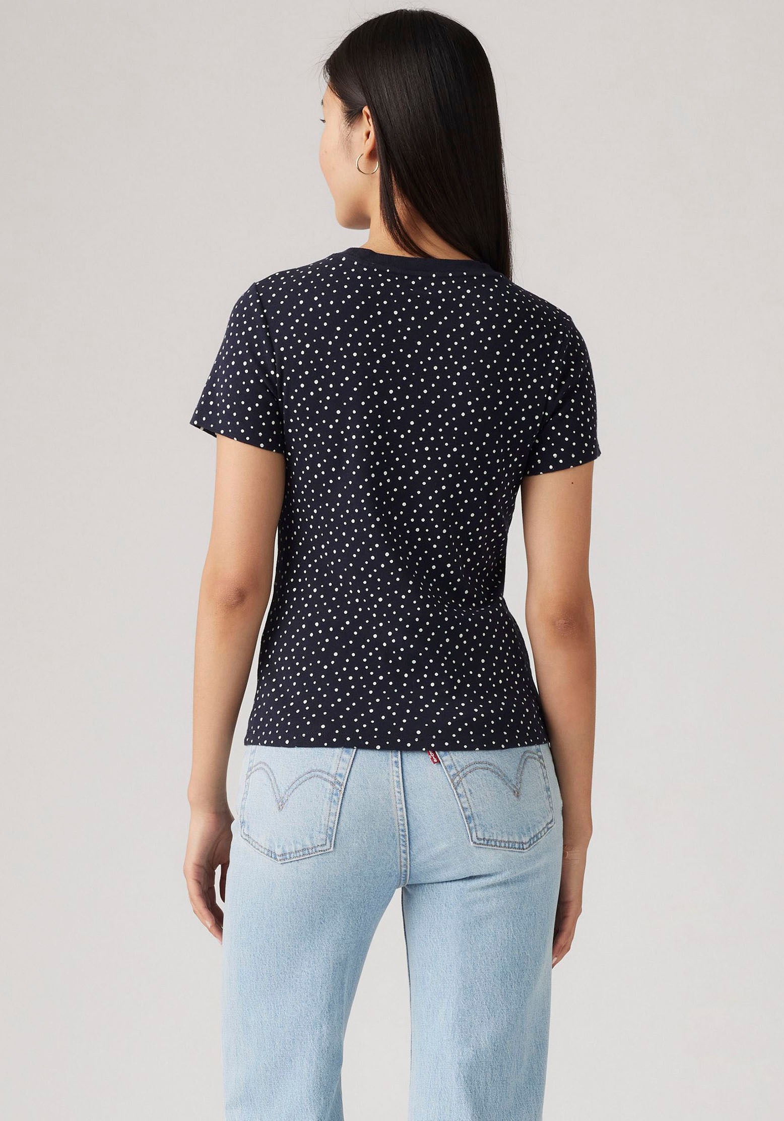 Levi's® T-Shirt »ESSENTIAL HM SS TEE«, Taillierter Schnitt