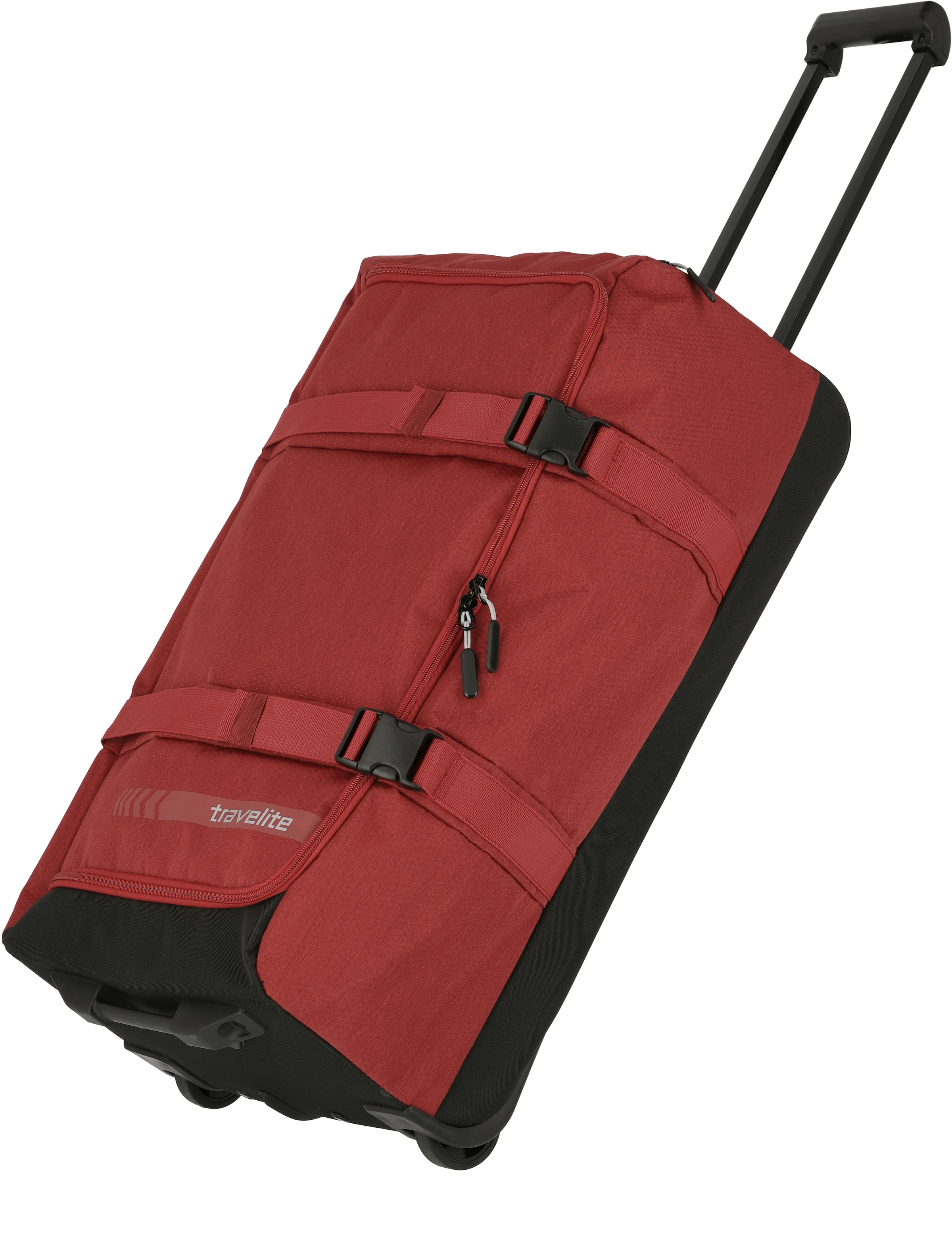 travelite Reisetasche »Kick Off L, 68 cm«, Duffle Bag Reisegepäck Sporttasche Reisebag mit Trolleyfunktion