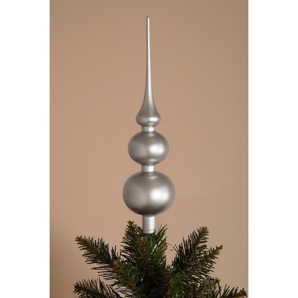 LeGer Home by Lena Gercke Christbaumspitze »Tarja, Weihnachtsdeko, Christbaumschmuck«, (1 tlg.), aus Glas, Höhe ca. 31 cm