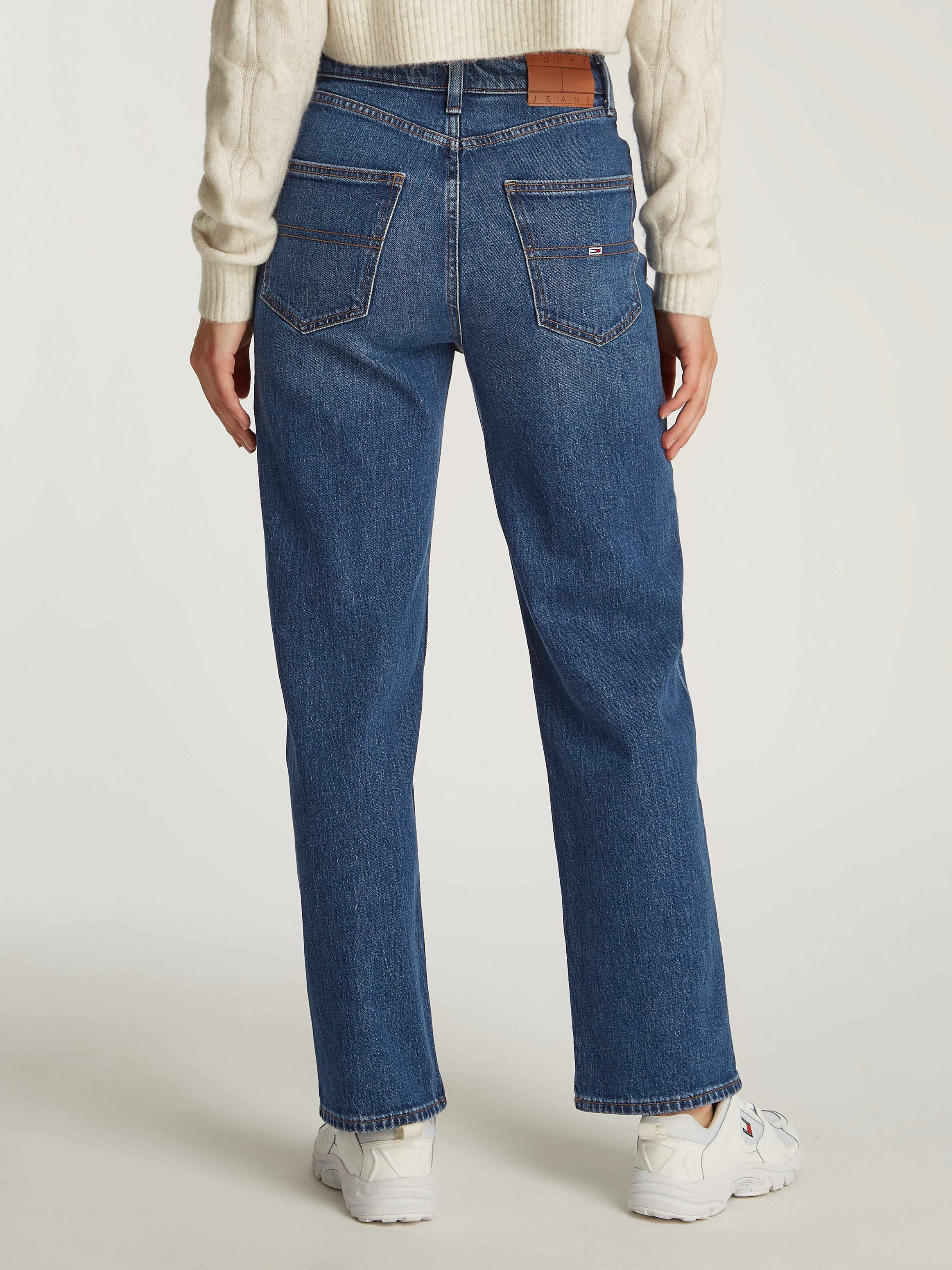 Tommy Jeans Straight-Jeans »LAYLA HR SLIM STR«, in Knöchellänge