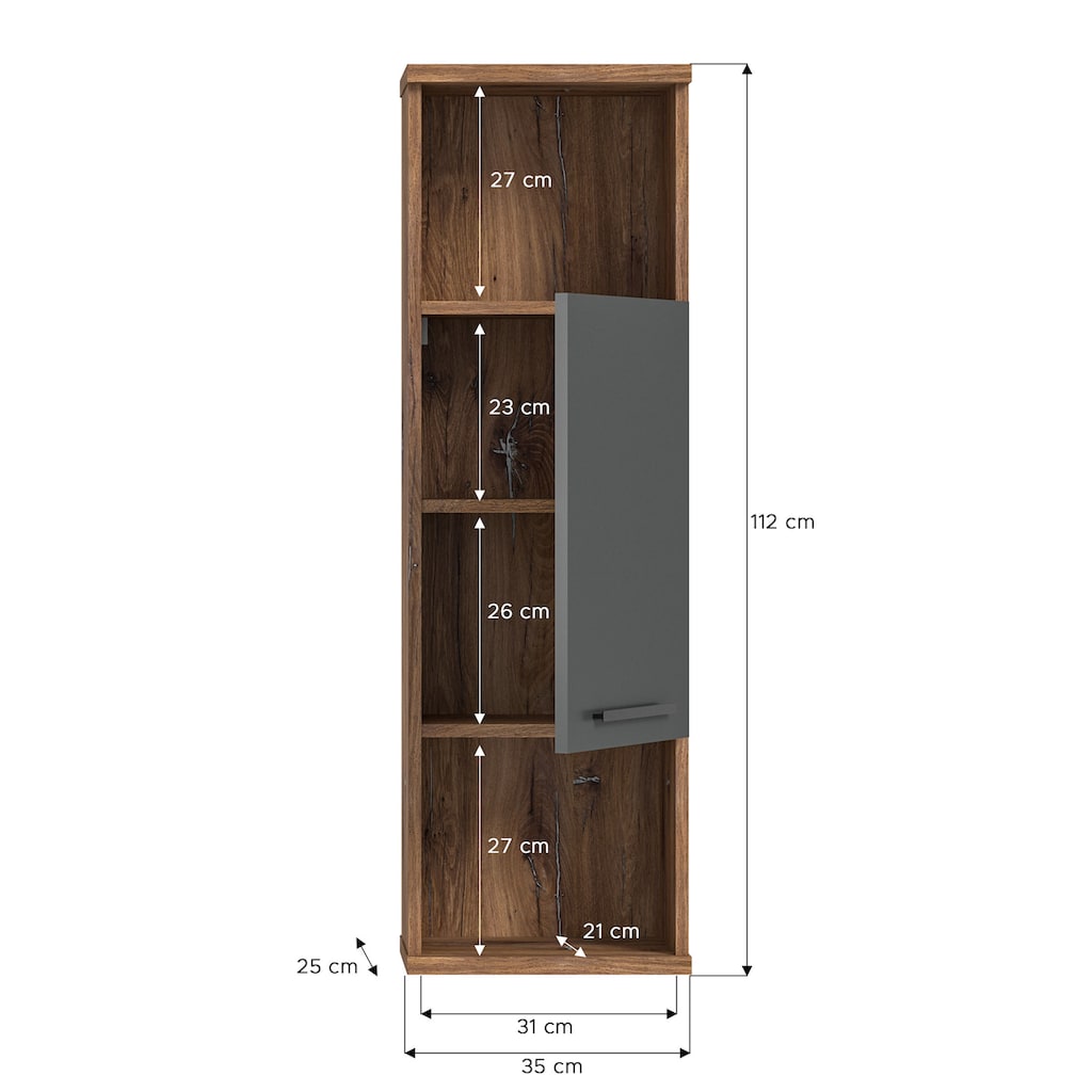 welltime Midischrank, (1 St.)