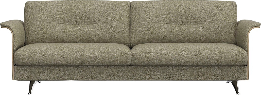 FLEXLUX 3-Sitzer »Glow, super bequem durch hochwertigem Sitzaufbau mit Federkern« Modernes skandinavisches Design