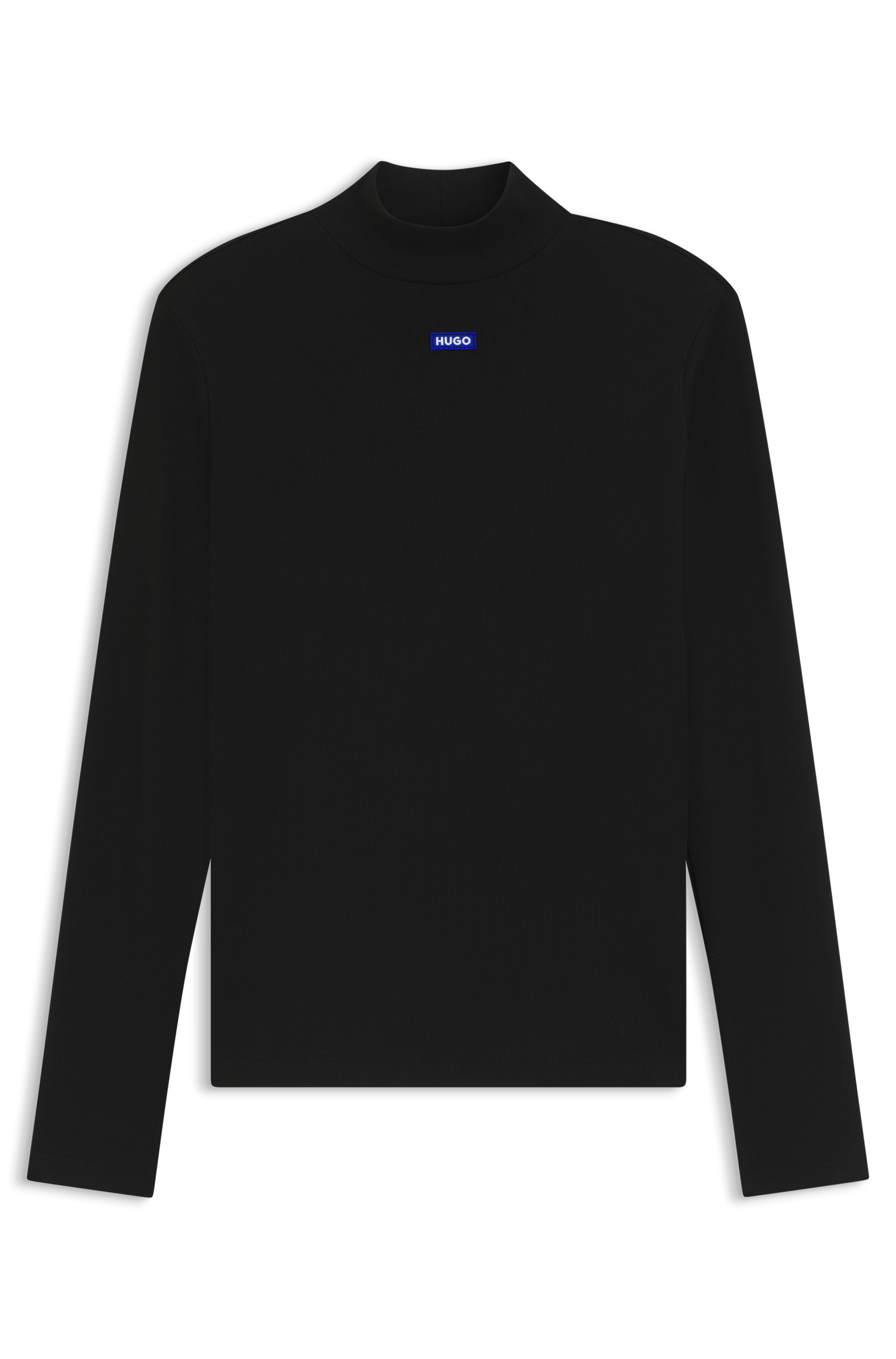 HUGO Blue Longsleeve »Easy Longsleeve« mit Stehkragen