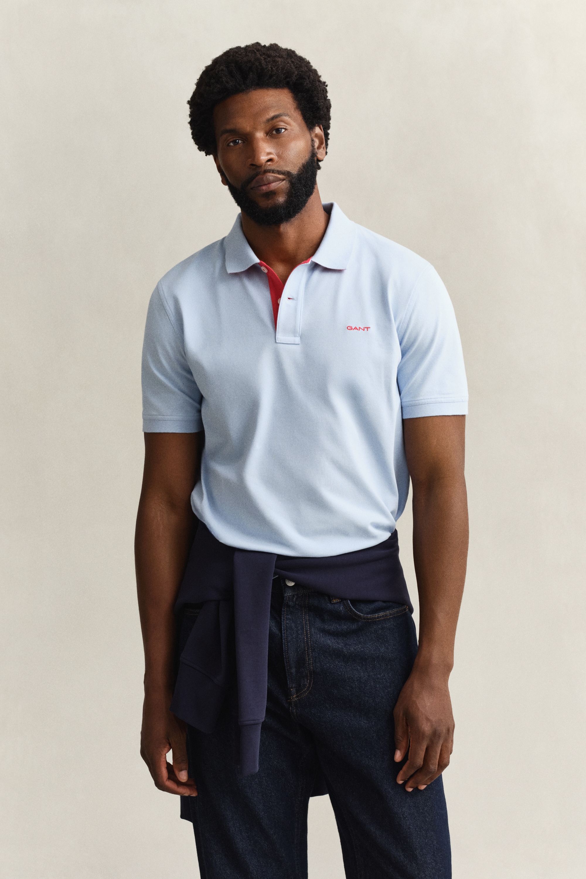 Gant Poloshirt »REG CONTRAST PIQUE SS POLO« mit kontrastfarbenen Einsätzen