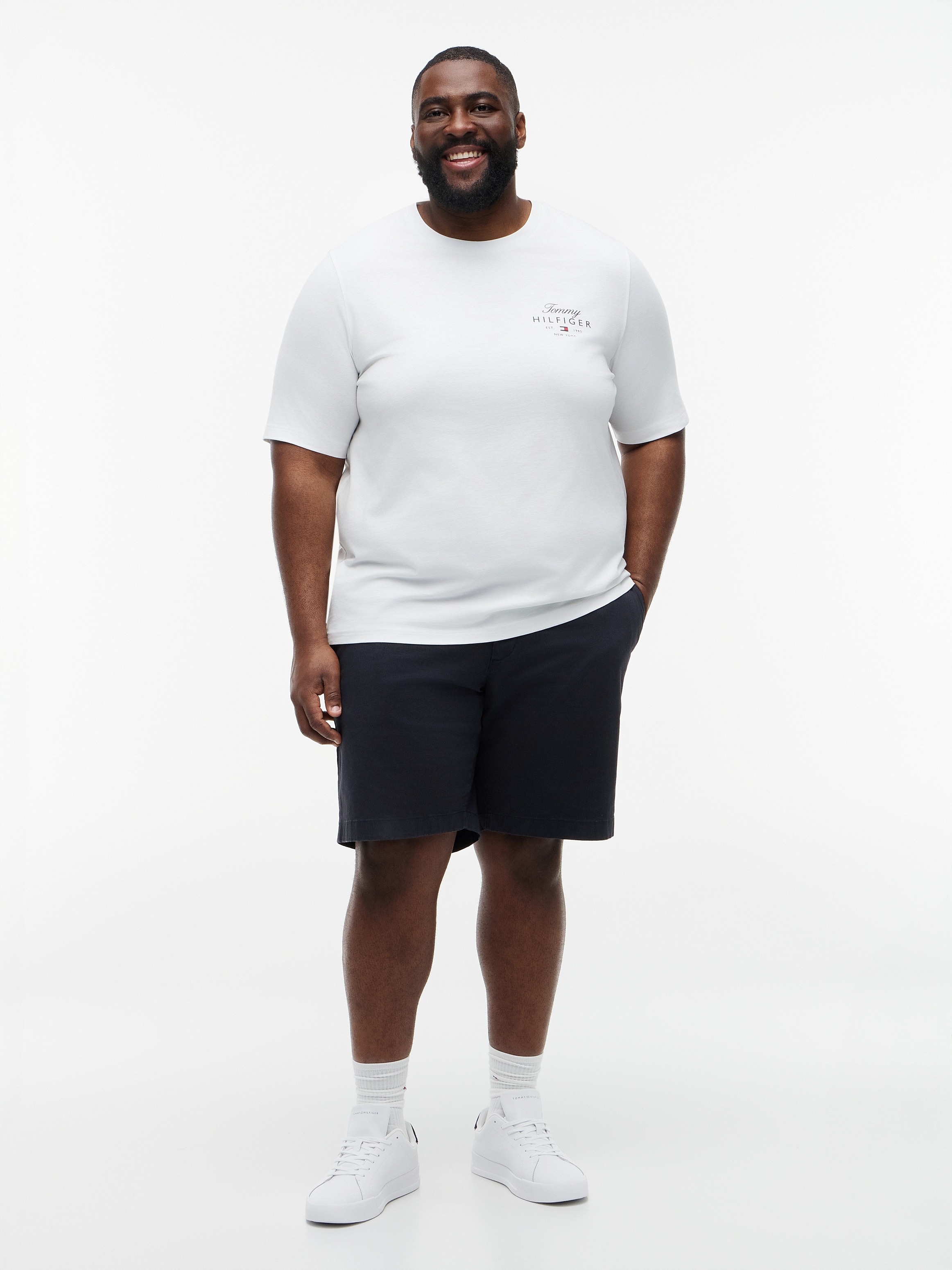 Tommy Hilfiger Big & Tall T-Shirt »BT-SCRIPT STACK« Große Größen, aus Jersey mit Logo